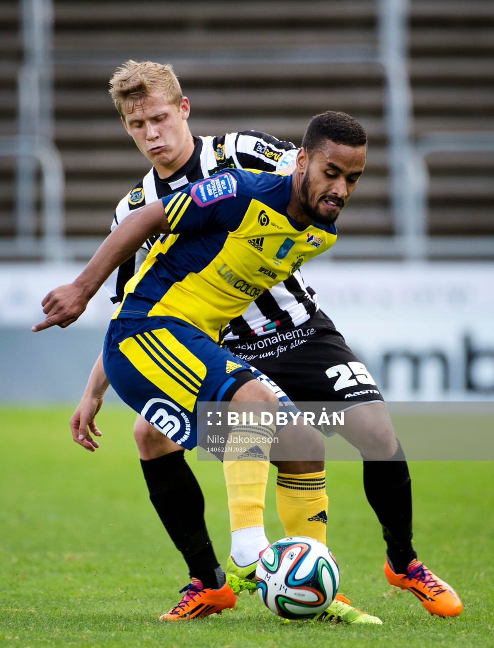 Landskronas Erik Andersson och Ängelholms Junes Barny