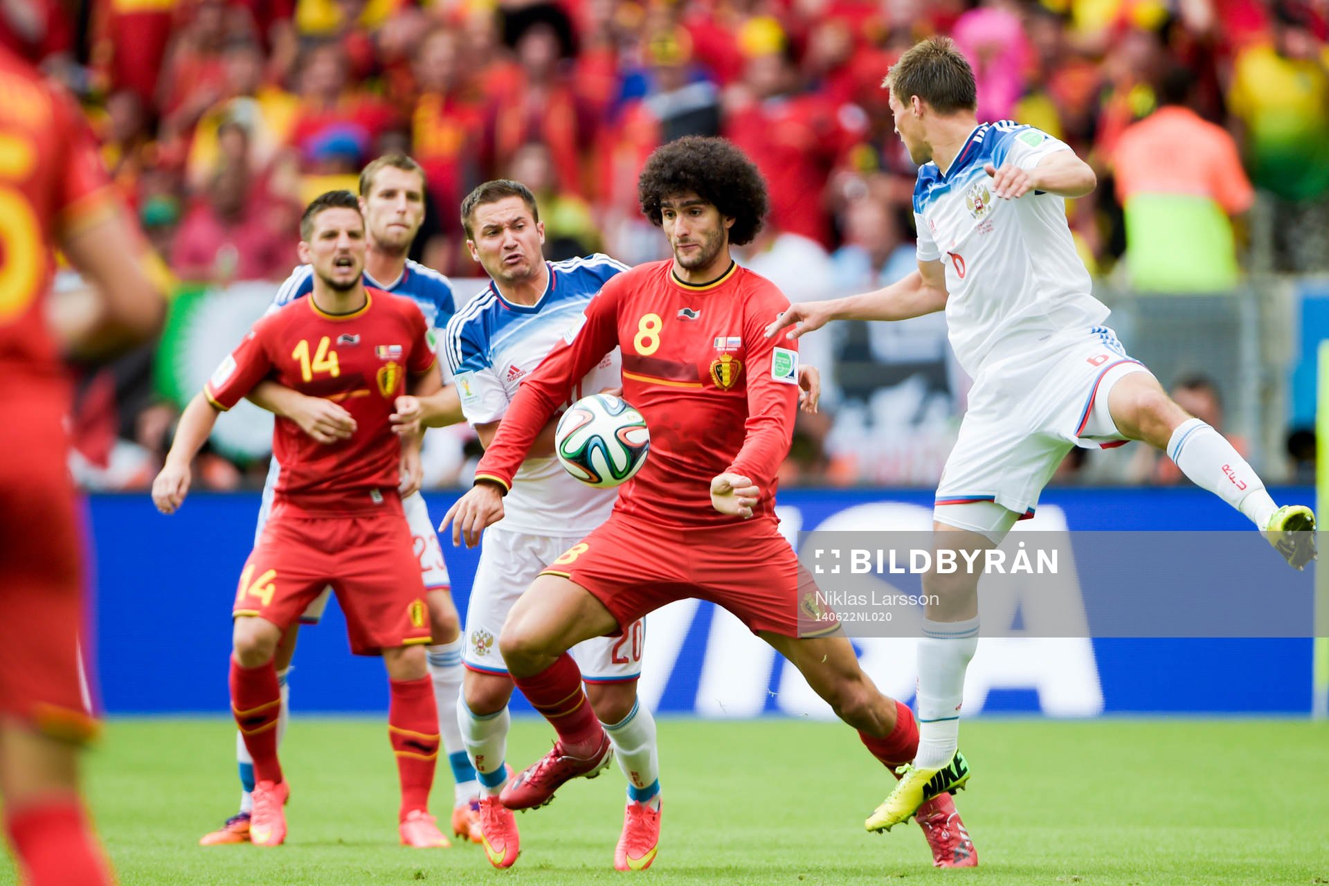 Belgiens Marouane Fellaini