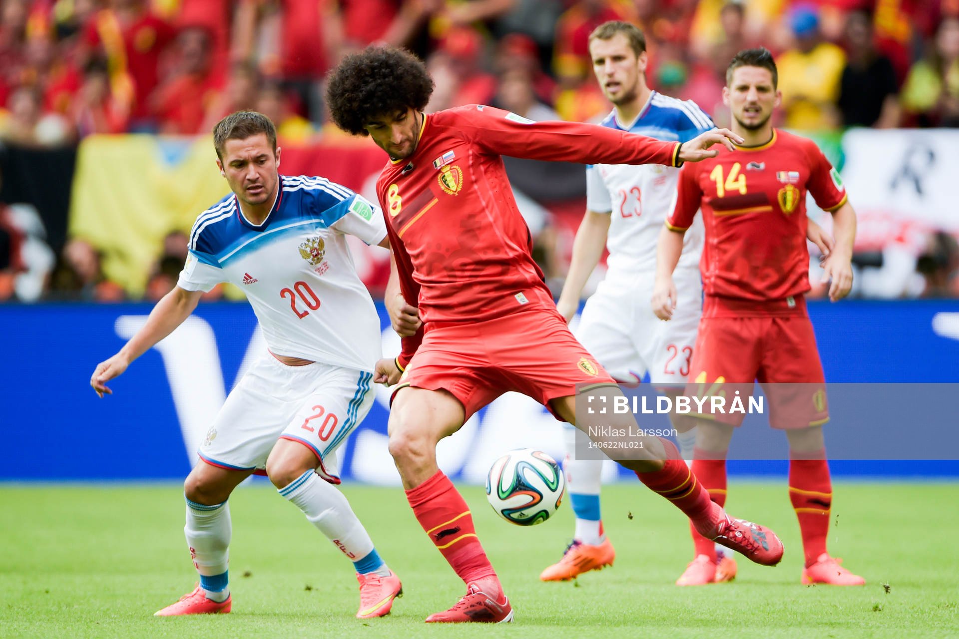 Belgiens Marouane Fellaini