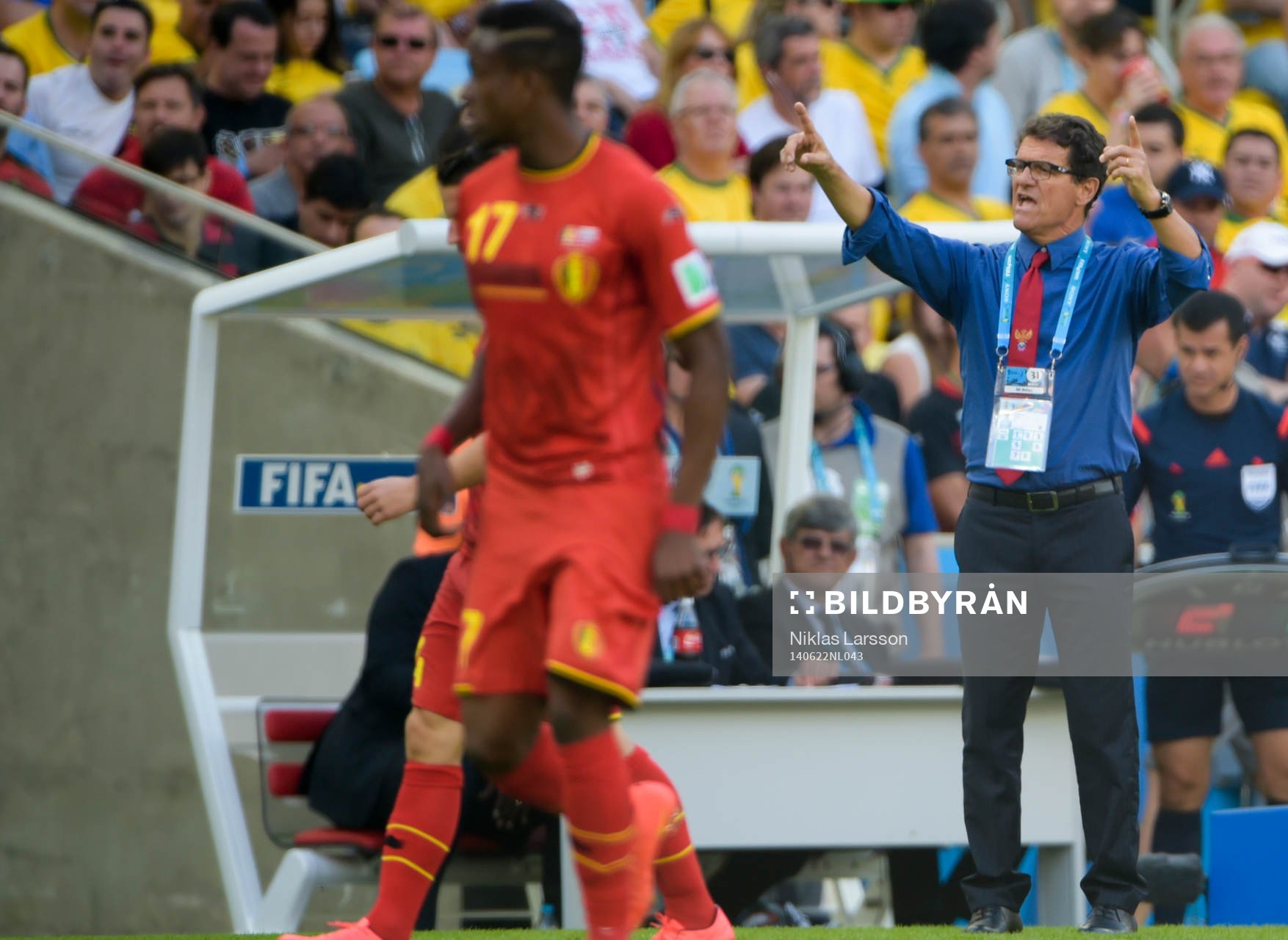 Rysslands förbundskapten Fabio Capello