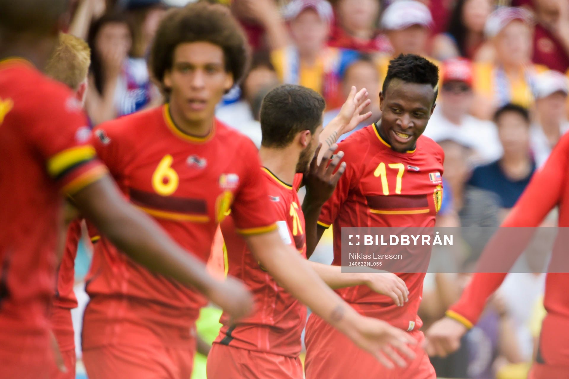 Belgiens Divock Origi jublar