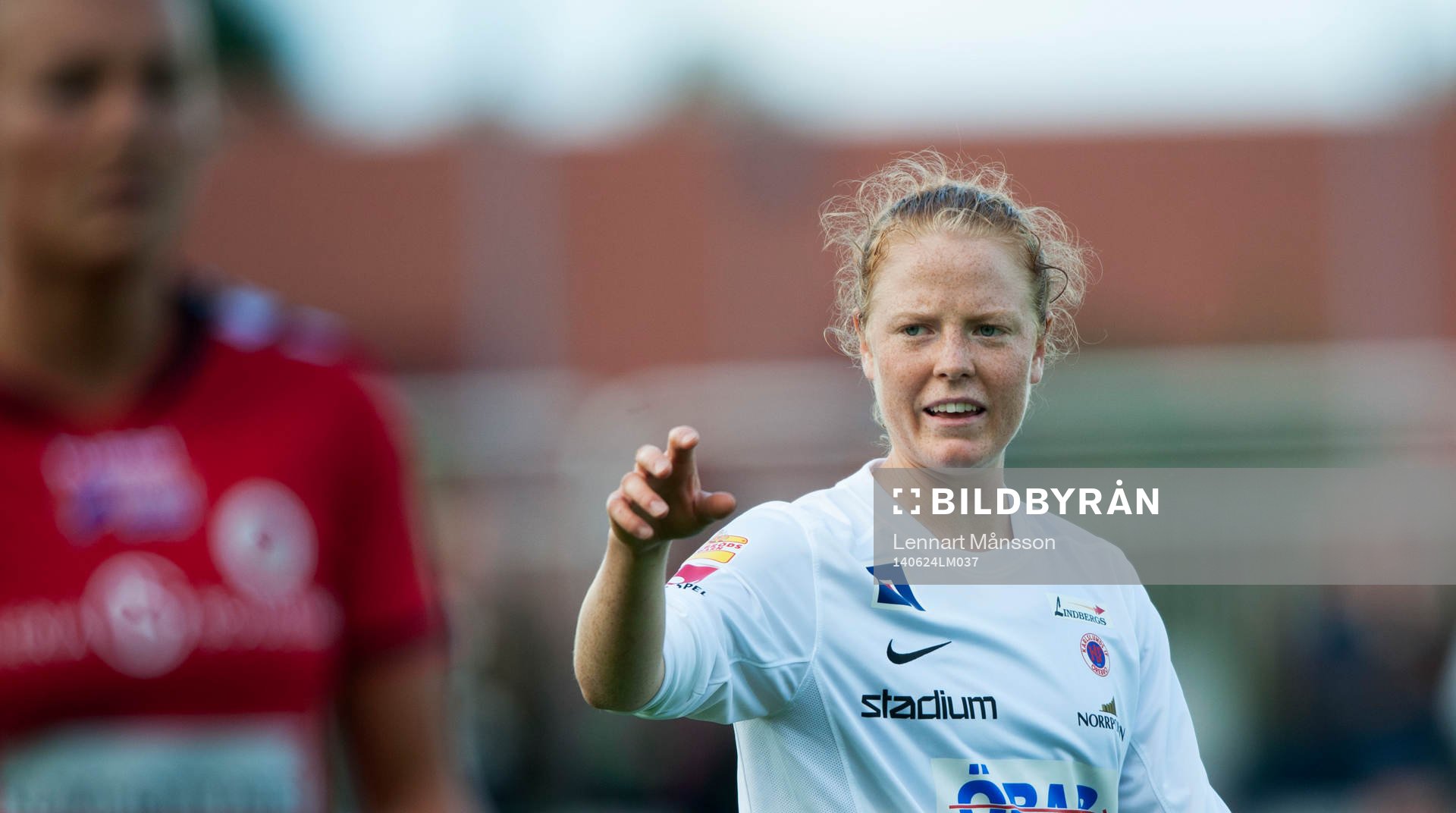Örebros Sara Nordin i matchen i damallsvenskan mellan