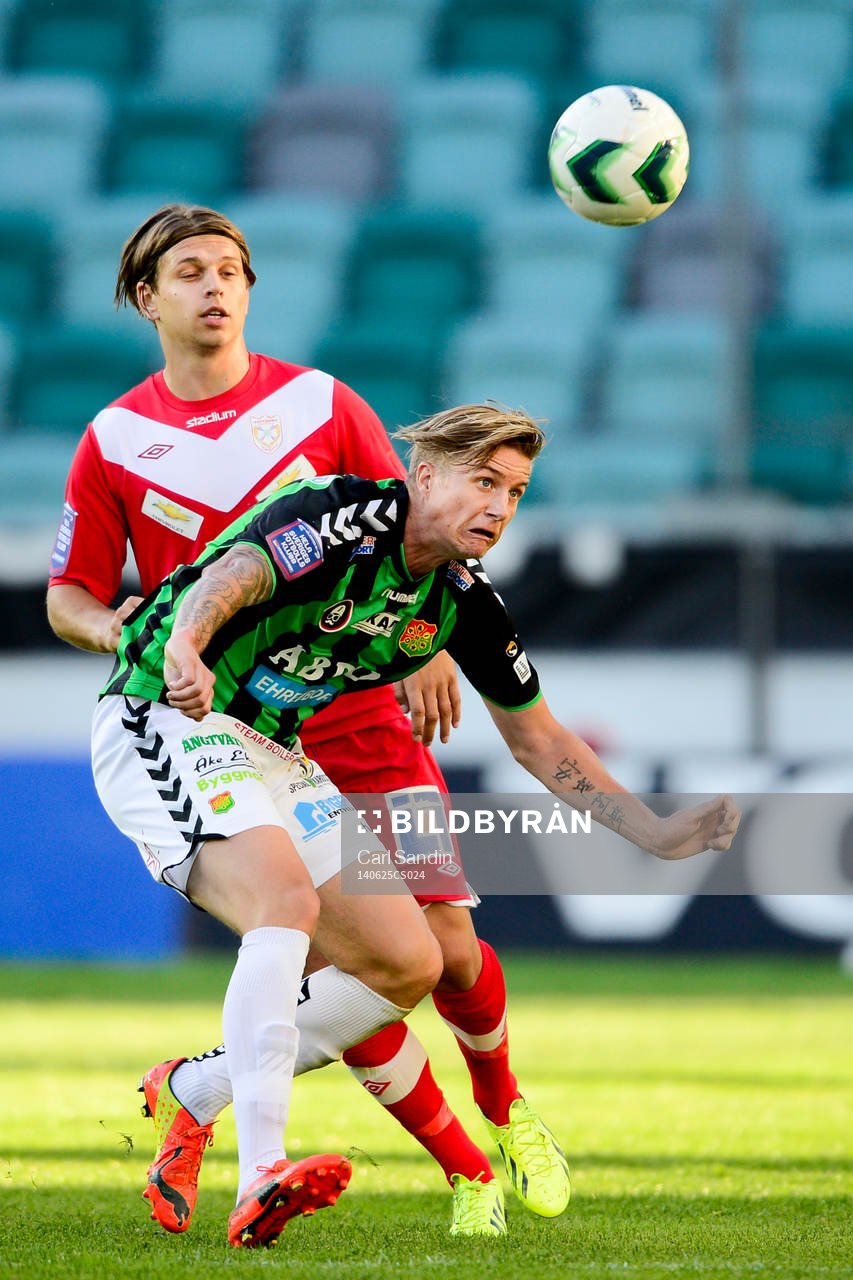 Assyriskas Fredrik Holster och GAIS Andreas Drugge