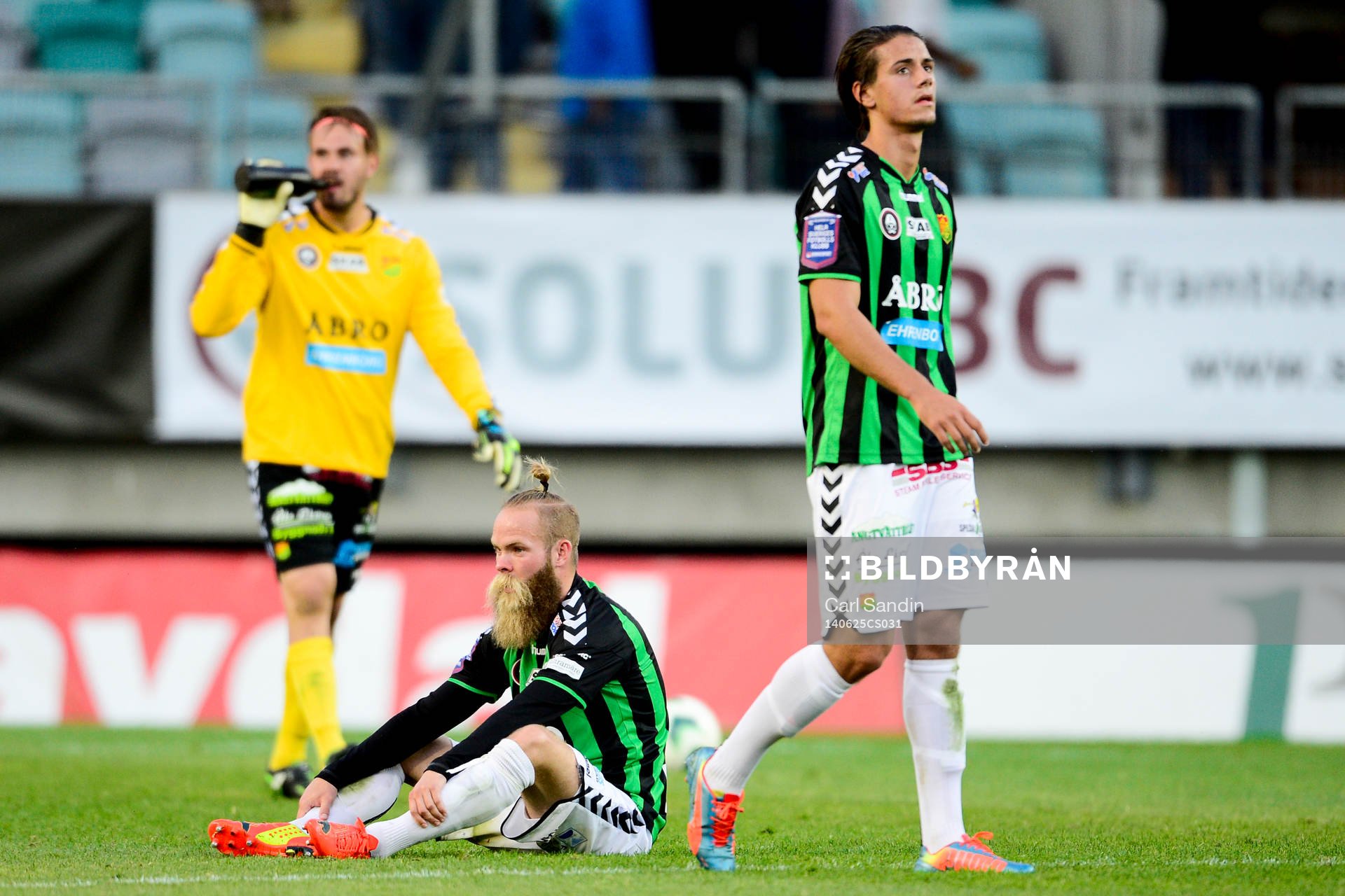 GAIS Asegeir Asgeirsson och Mirza Mujcic (th) deppar