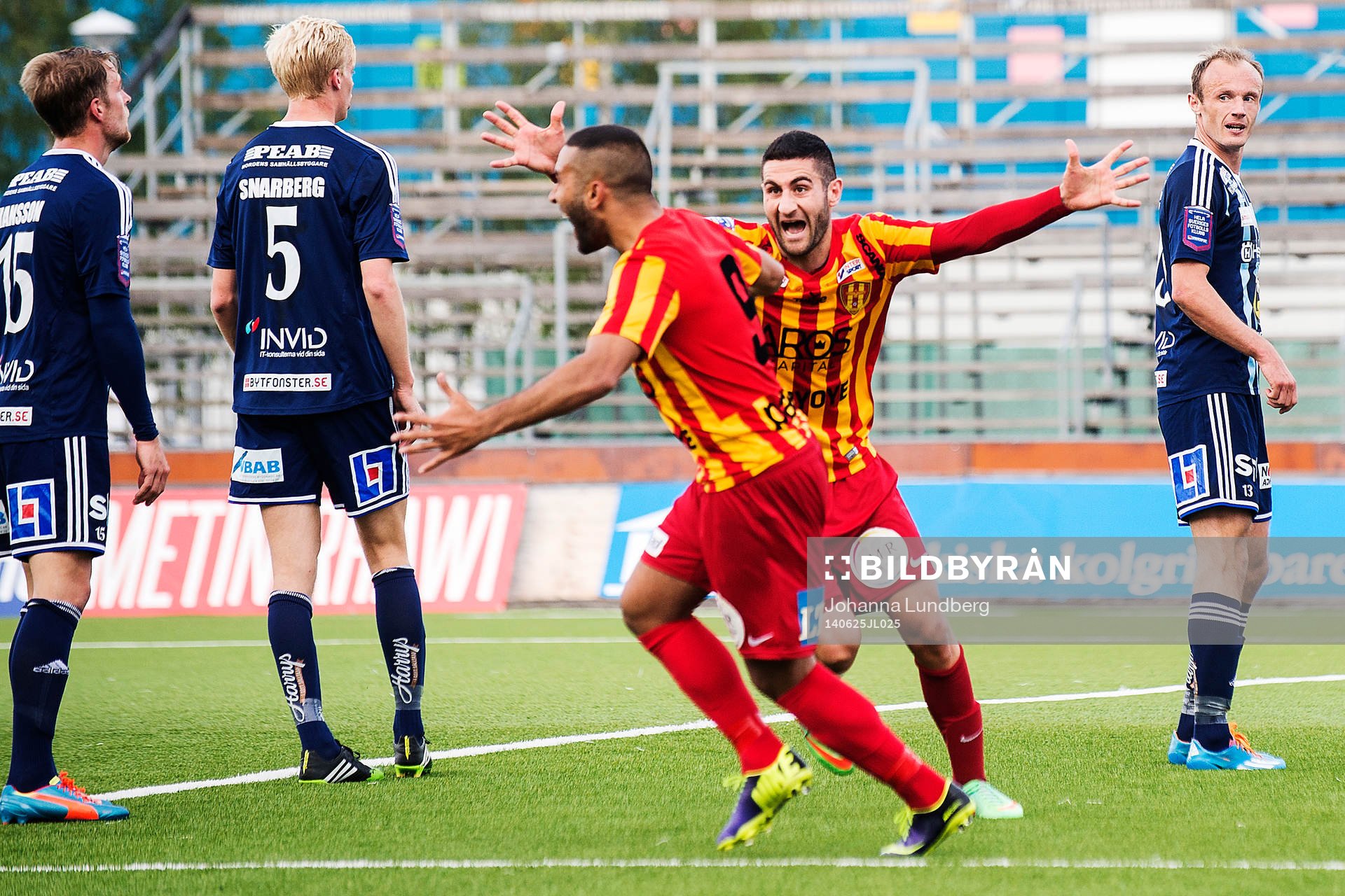 Syrianskas spelare jublar
