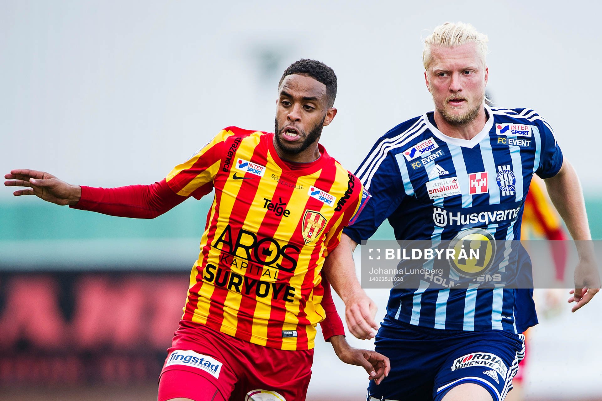 Syrianskas Yussuf Saleh och Robin Cederberg