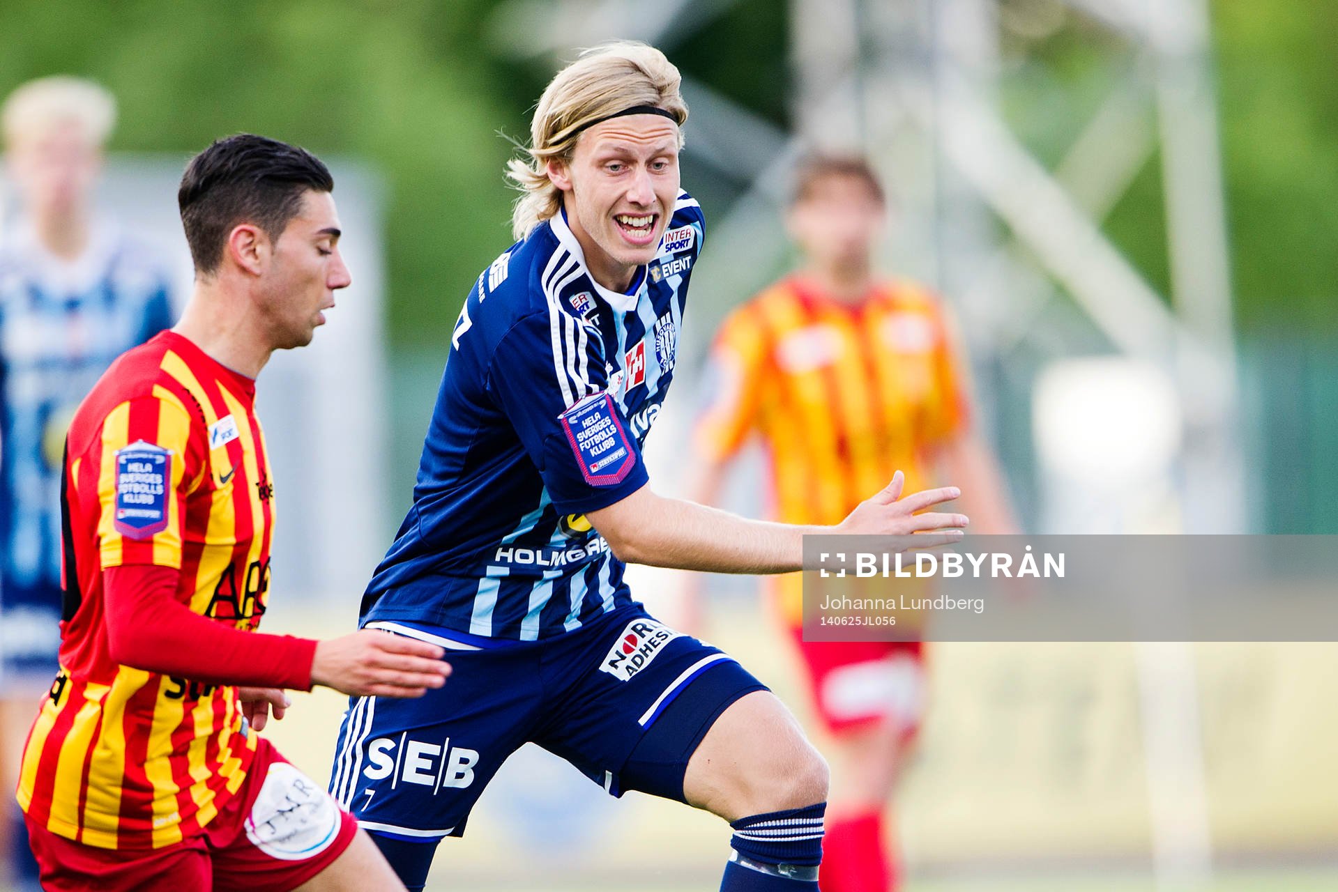 Syrianskas Gabriel Somi mot Husqvarnas Philip Bernholtz