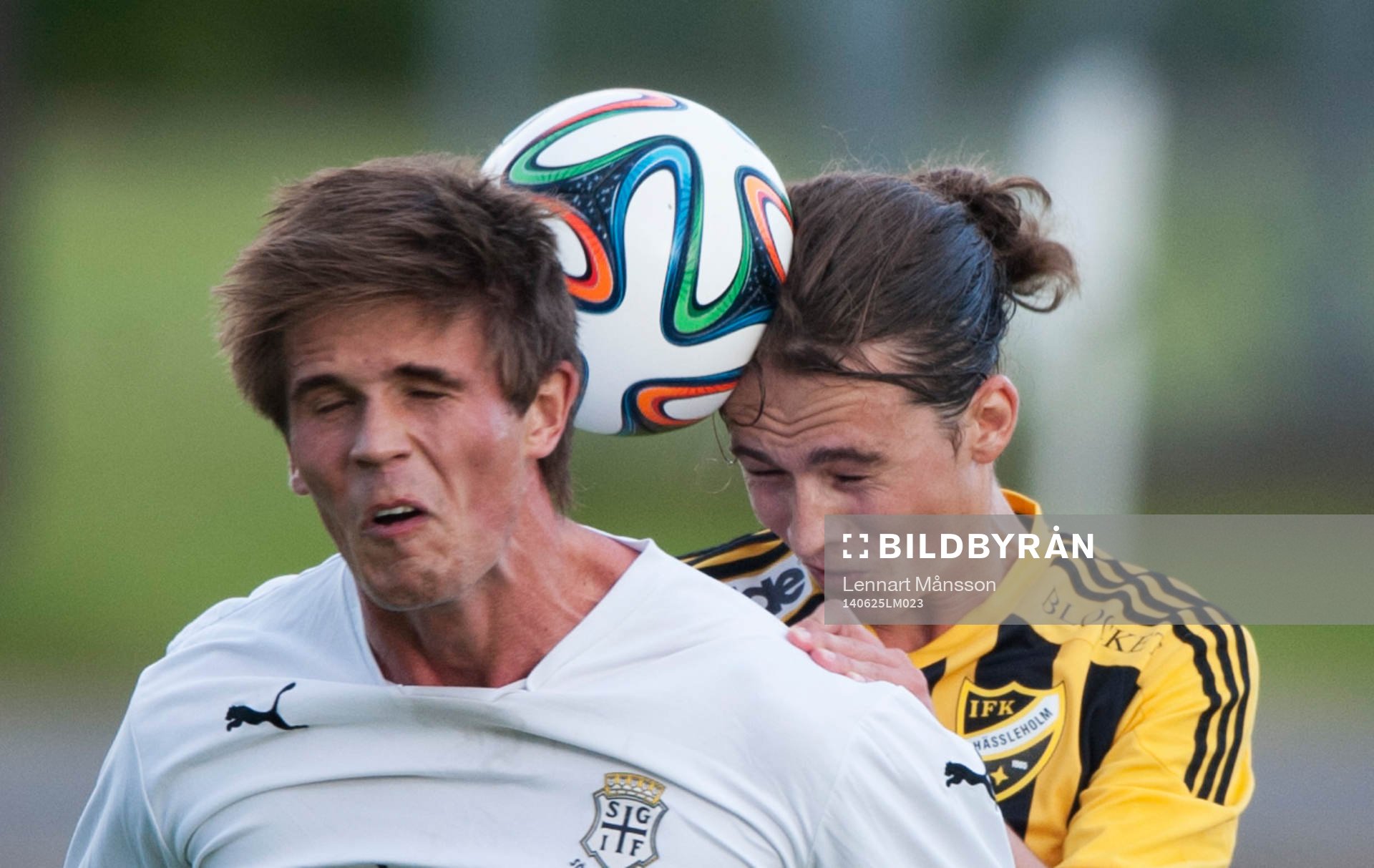 IFK Hässleholms  Anton Pramberg i matchen i division 3
