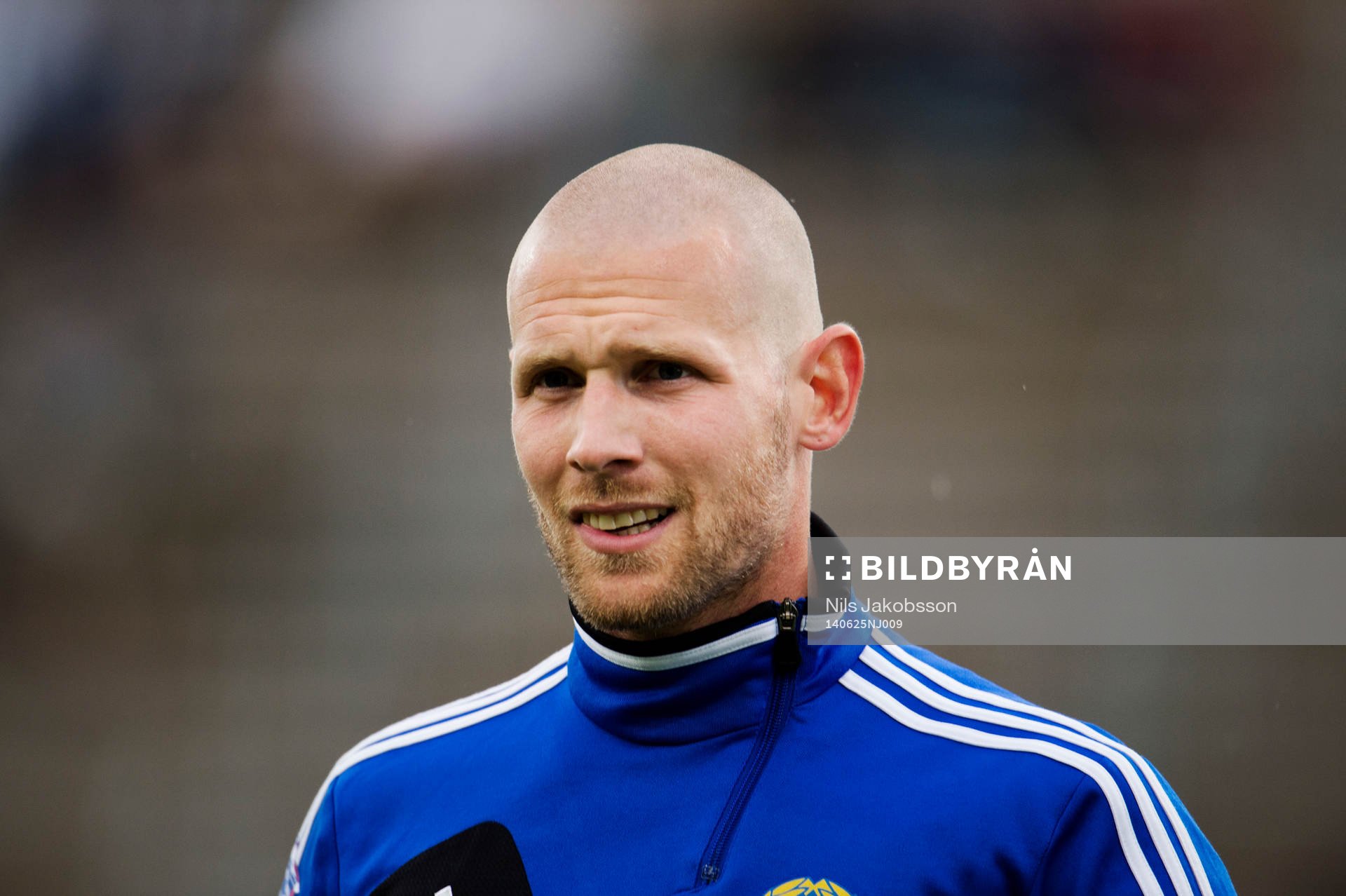 GIF Sundsvalls målvakt Tommy Naurin under fotbollsmatchen i superettan mellan Landskrona BOIS och GIF Sundsvall den 25 juni 2014 i Landskrona.