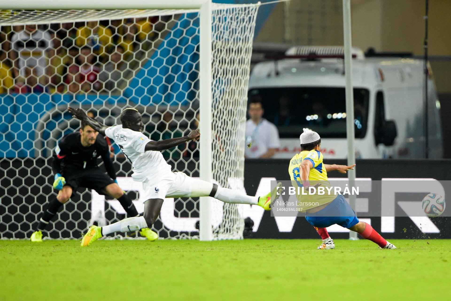 Ecuadors Cristhian Noboa missar ett friläge