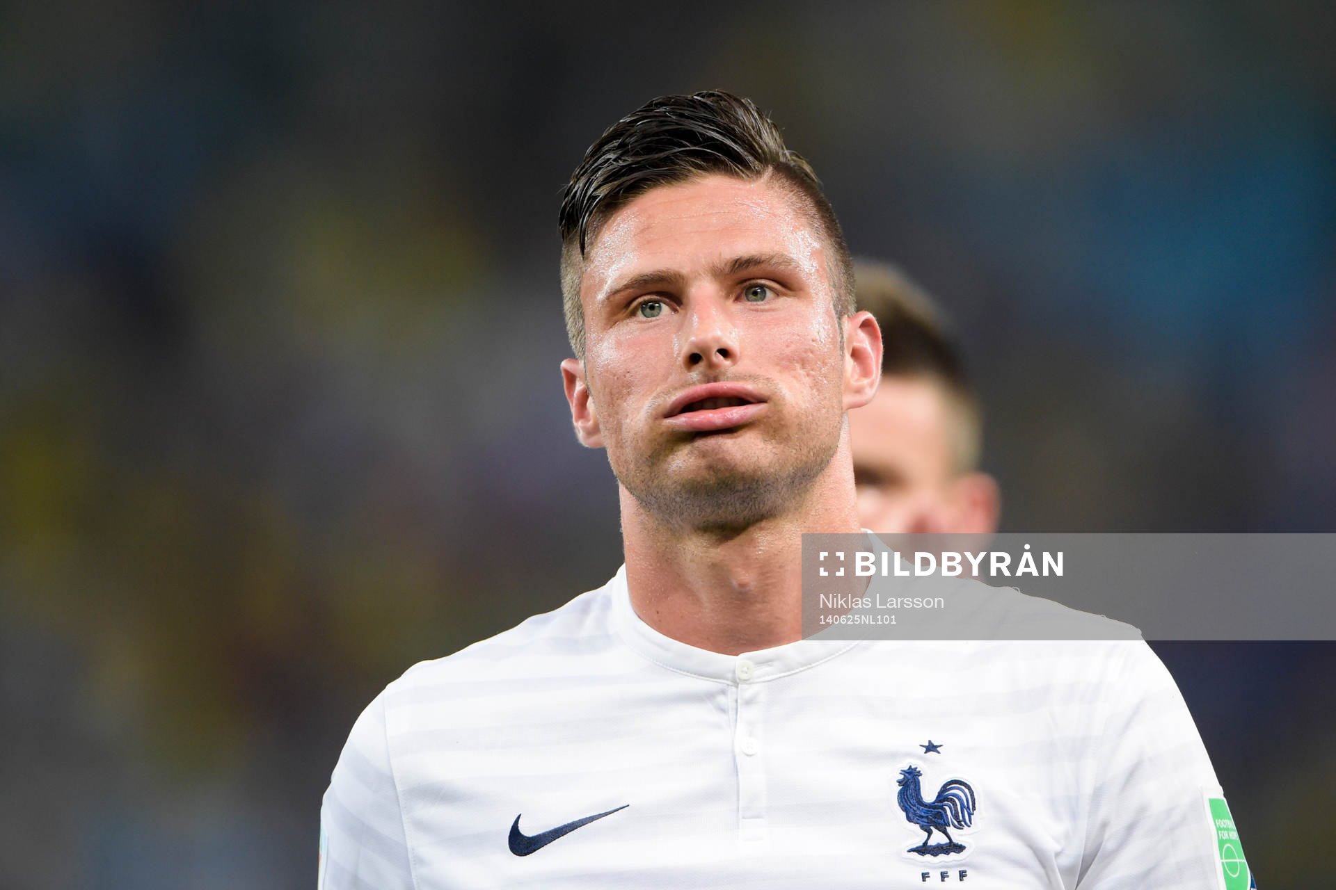 Frankrikes Olivier Giroud deppar