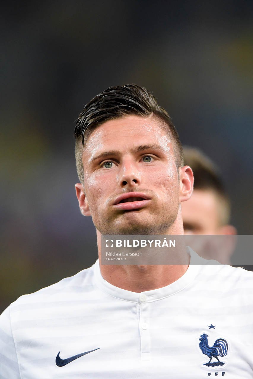 Frankrikes Olivier Giroud deppar