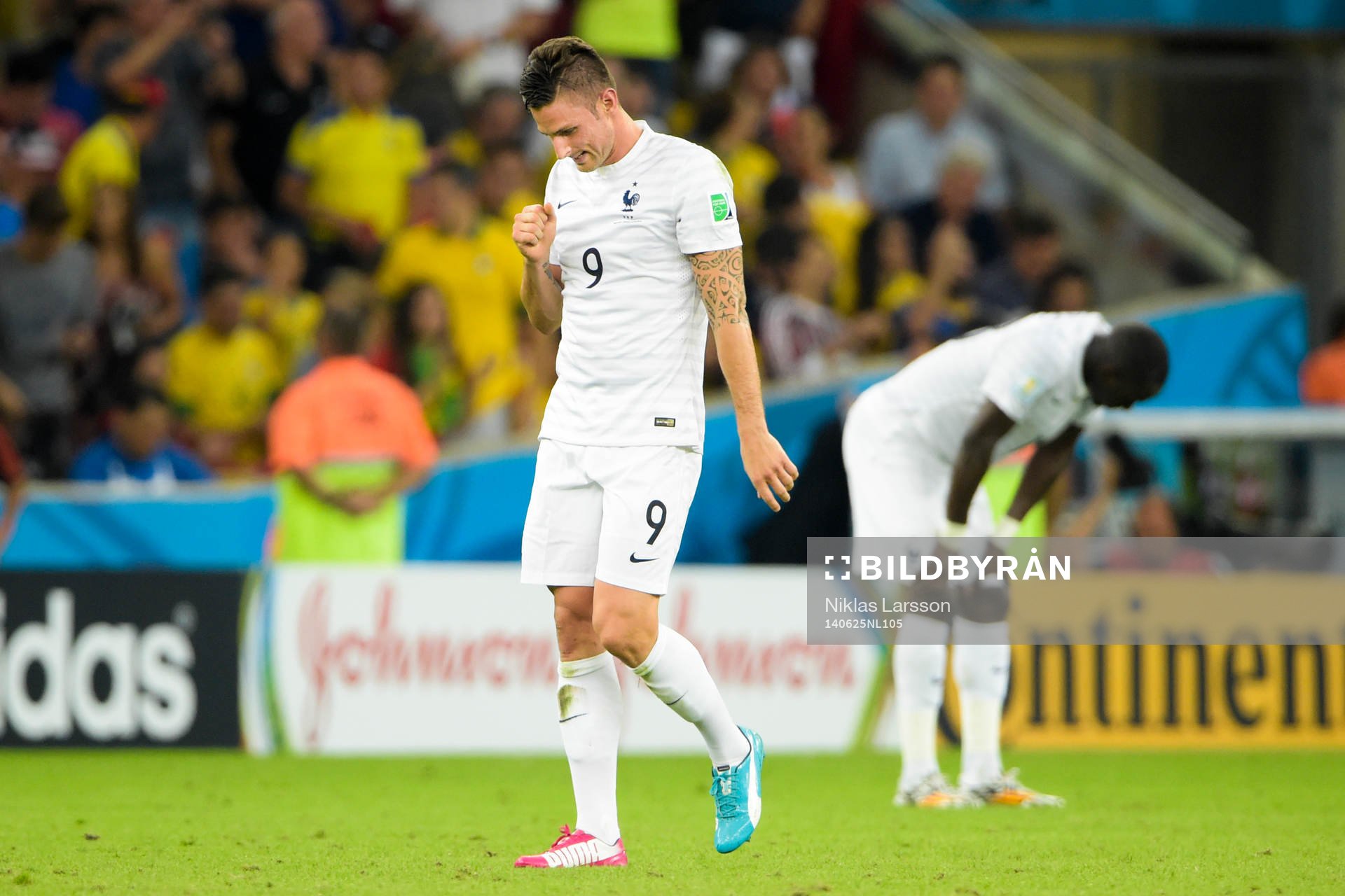 Frankrikes Olivier Giroud deppar