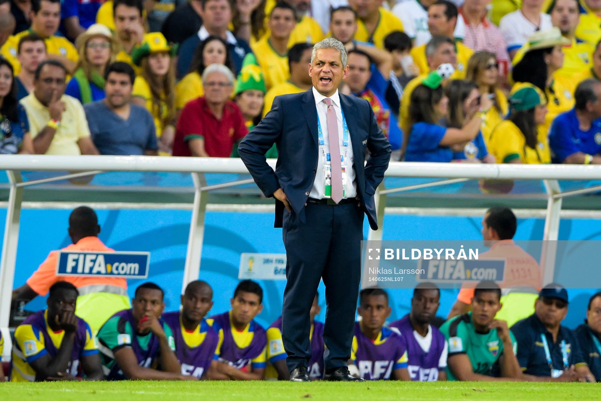 Ecuadors förbundskapten Reinaldo Rueda