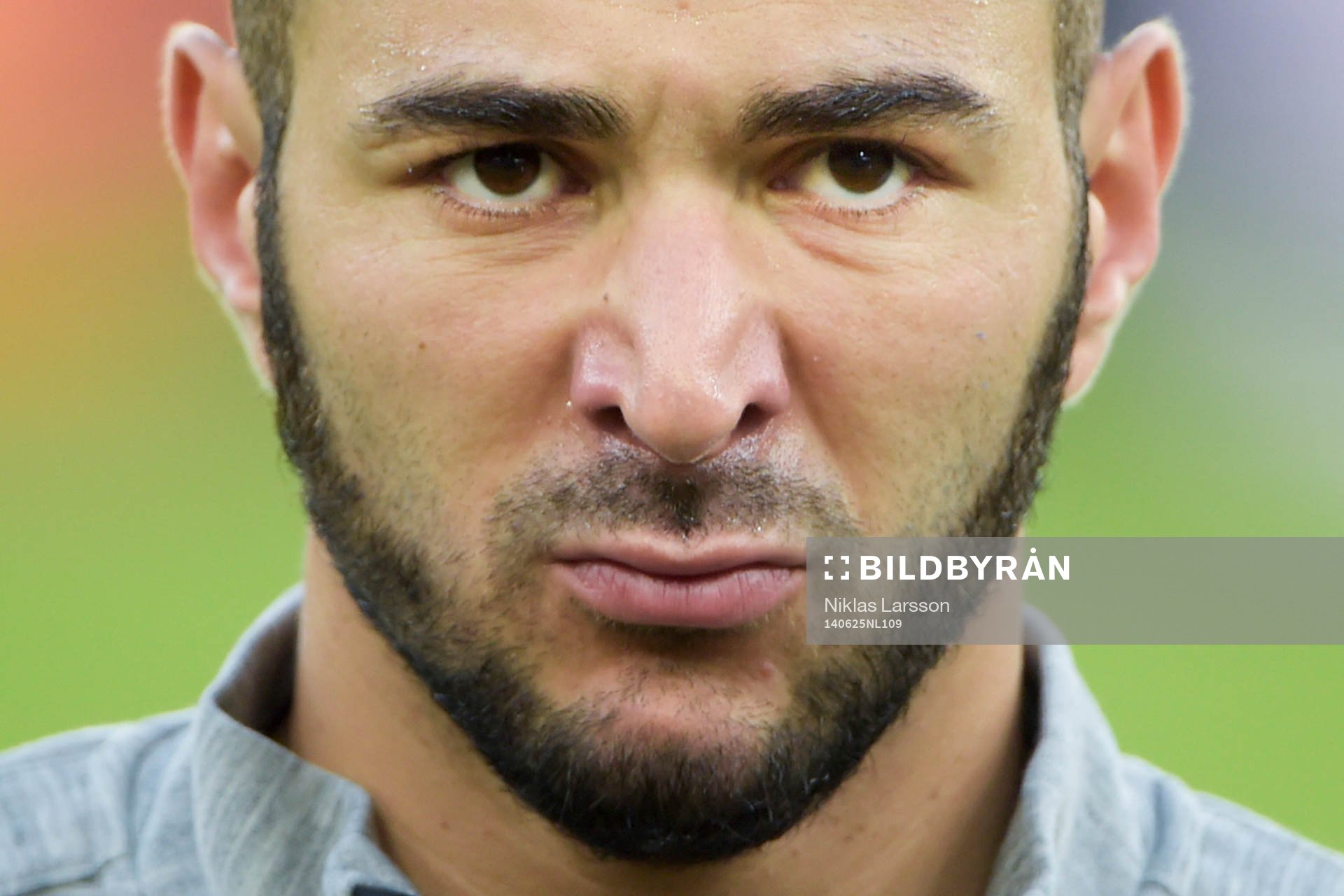Frankrikes Karim Benzema är fokuserad