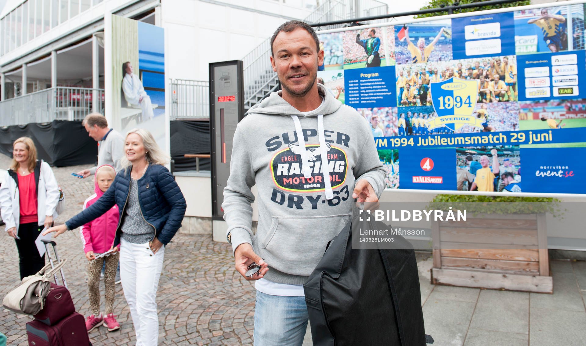 Joachim Björklund anländer