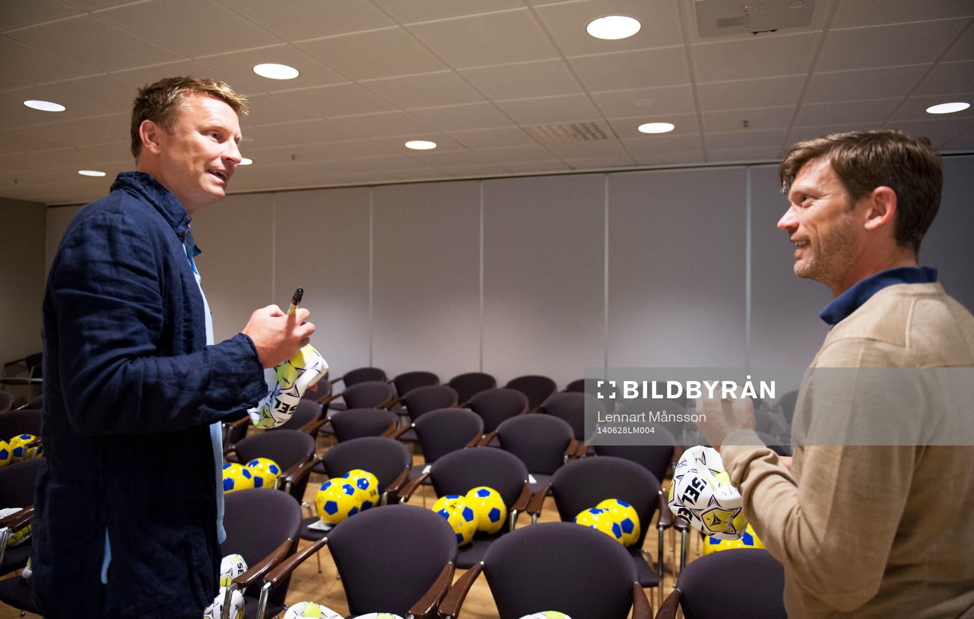 Autografskrivning, Kennet Andersson och Jesper Blomqvist