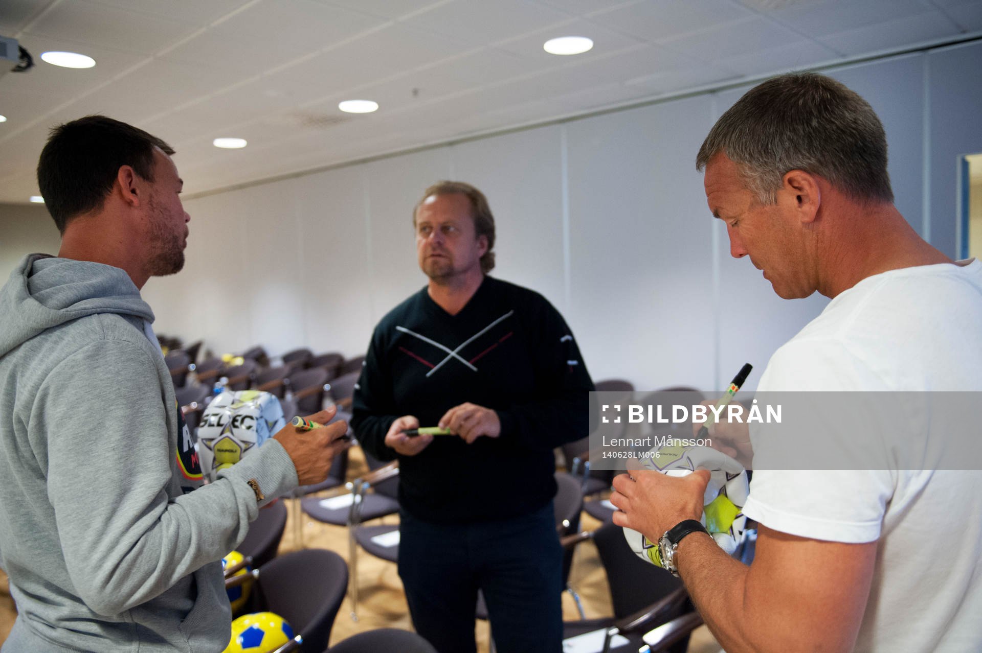 Autografskrivning, Joachim Björklund, Jonas Thern och