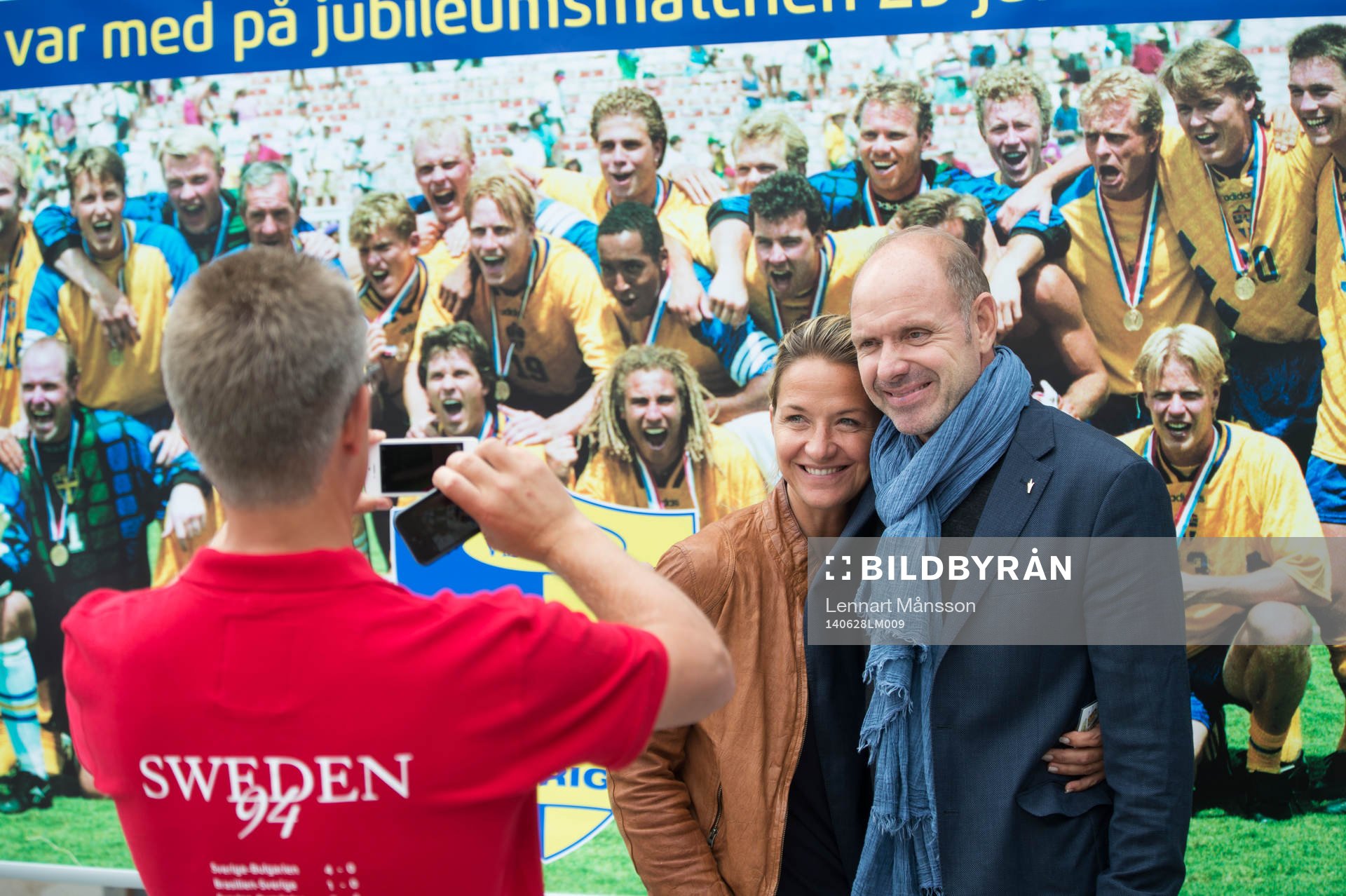 Många ville bli fotograferade med Thomas Ravelli