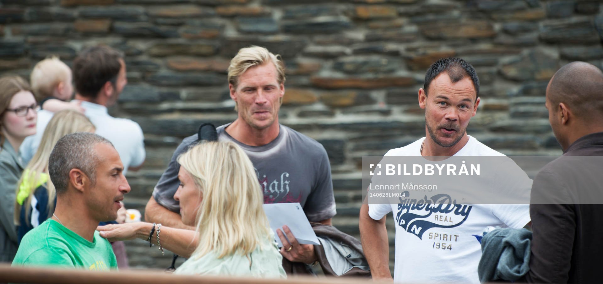 Henrik Larsson, Johan Mjällby, Jocke Björklund och Martin