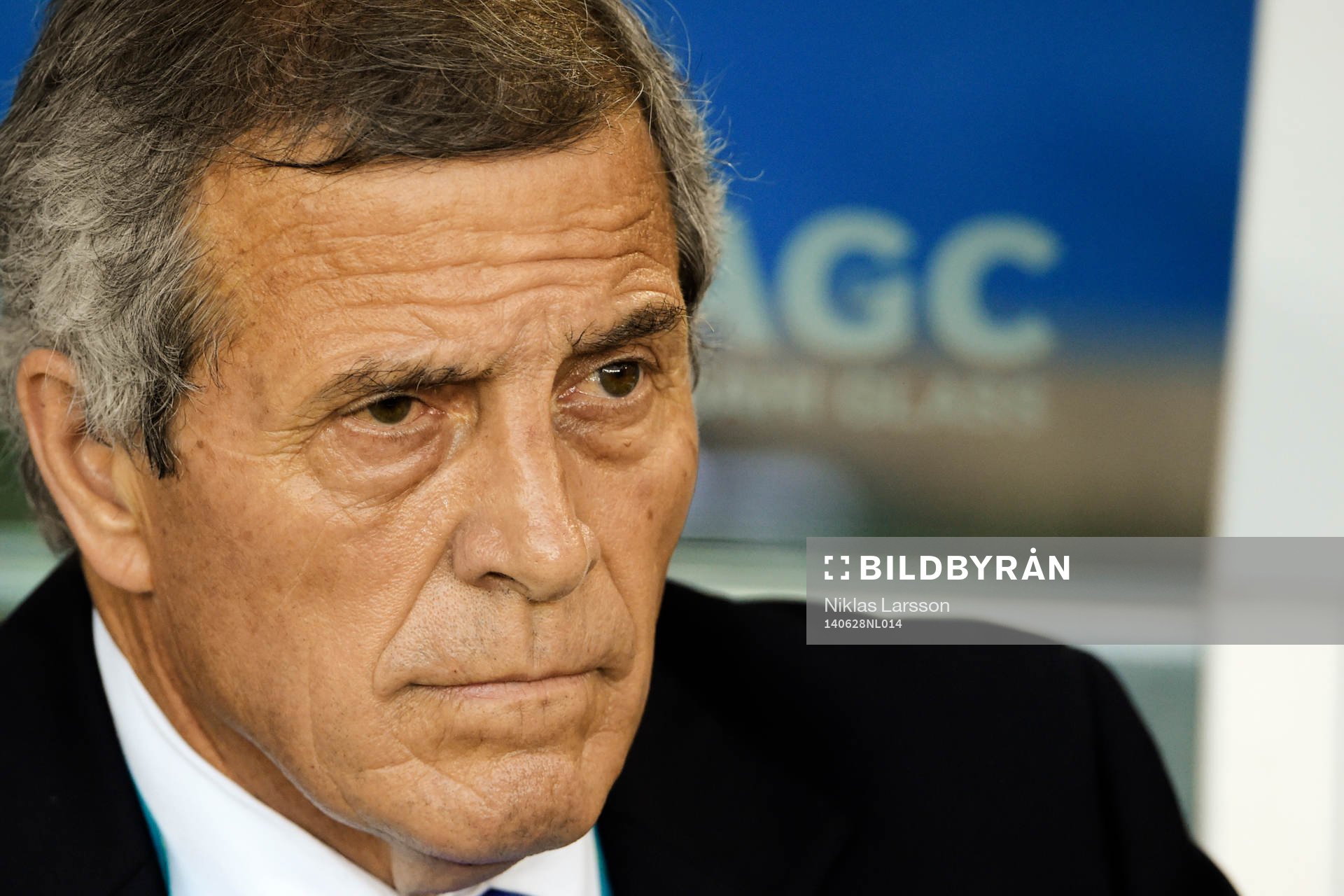 Uruguays förbundskapten Oscar Tabarez