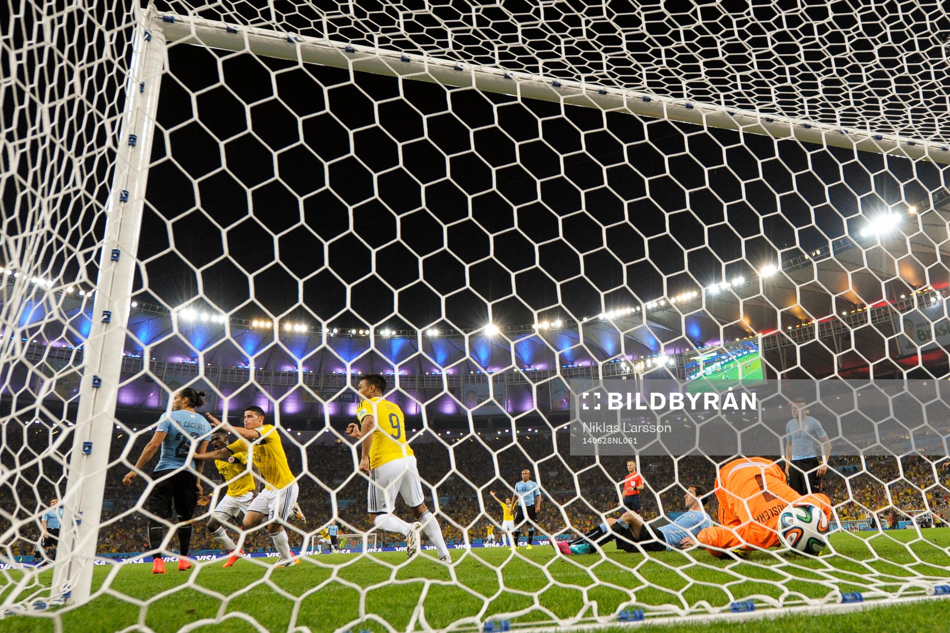 Colombias James Rodriguez jublar