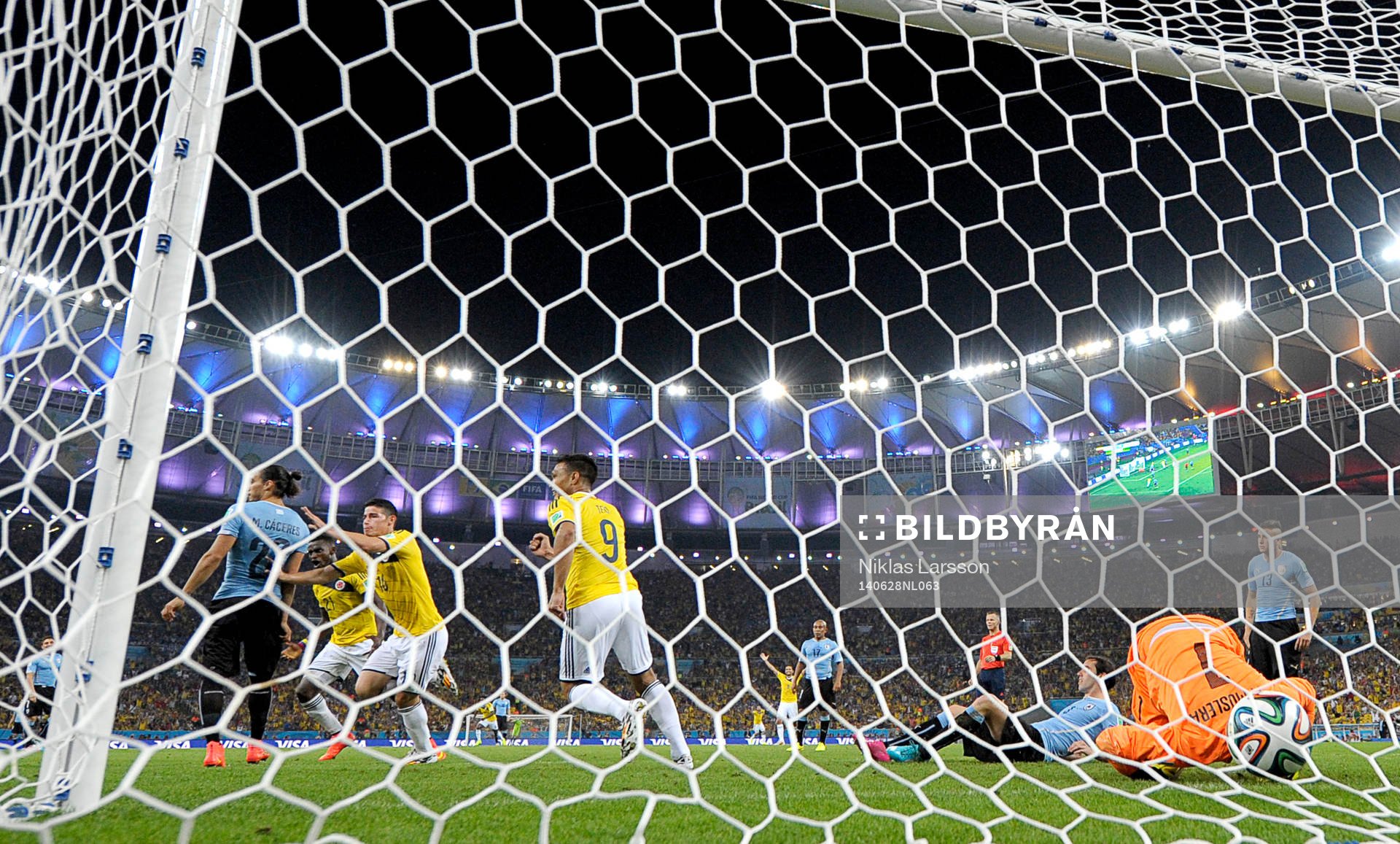 Colombias James Rodriguez jublar