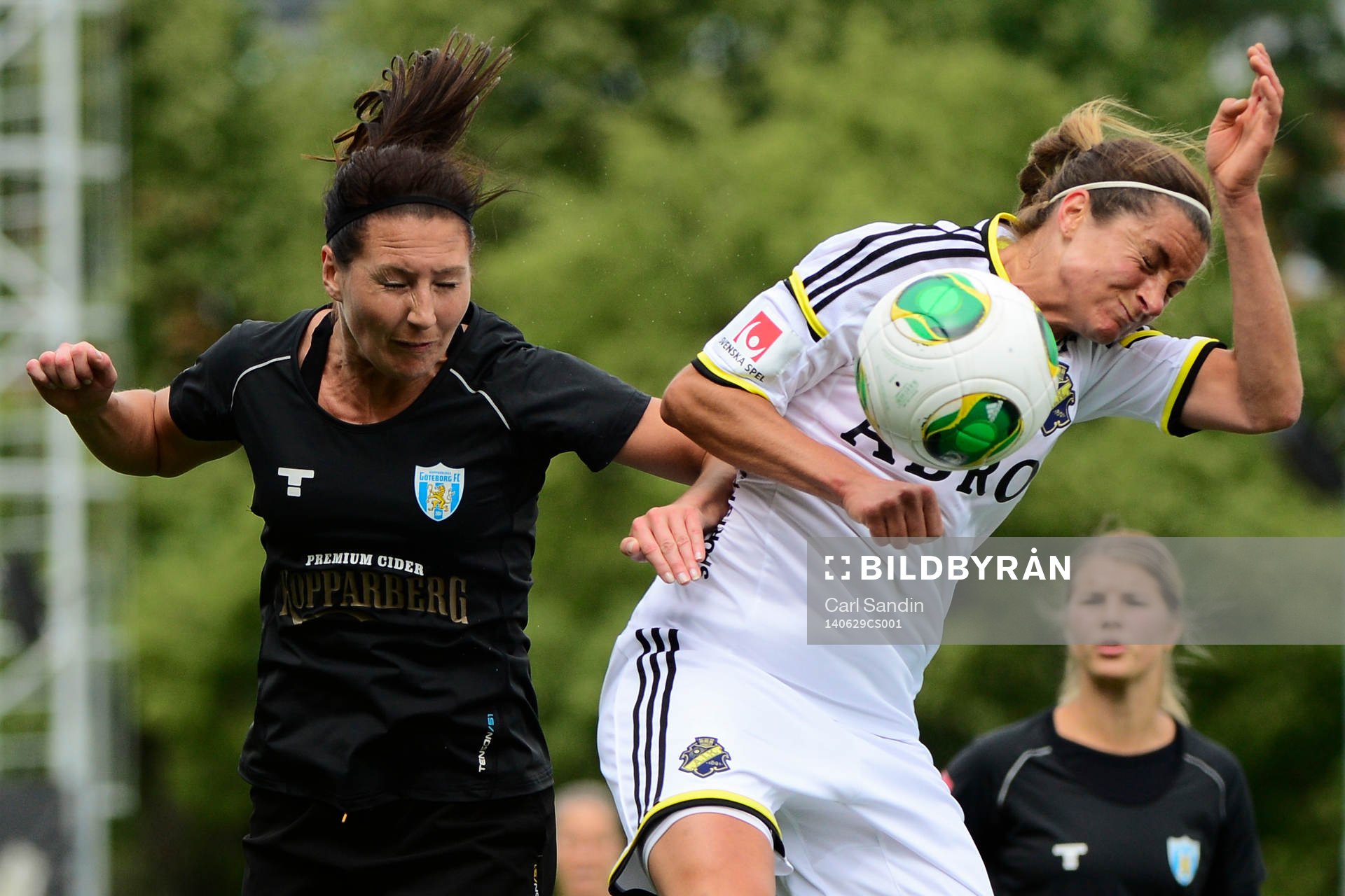 Göteborgs Anna Ahlstrand och AIKs Madeleine Tegström