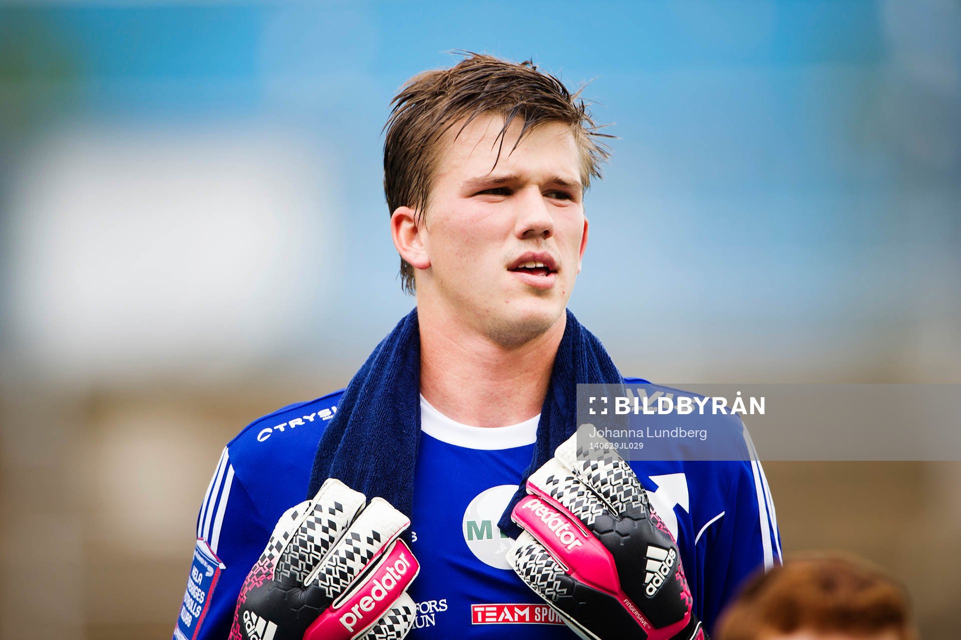 Degerfors målvakt August Strömberg
