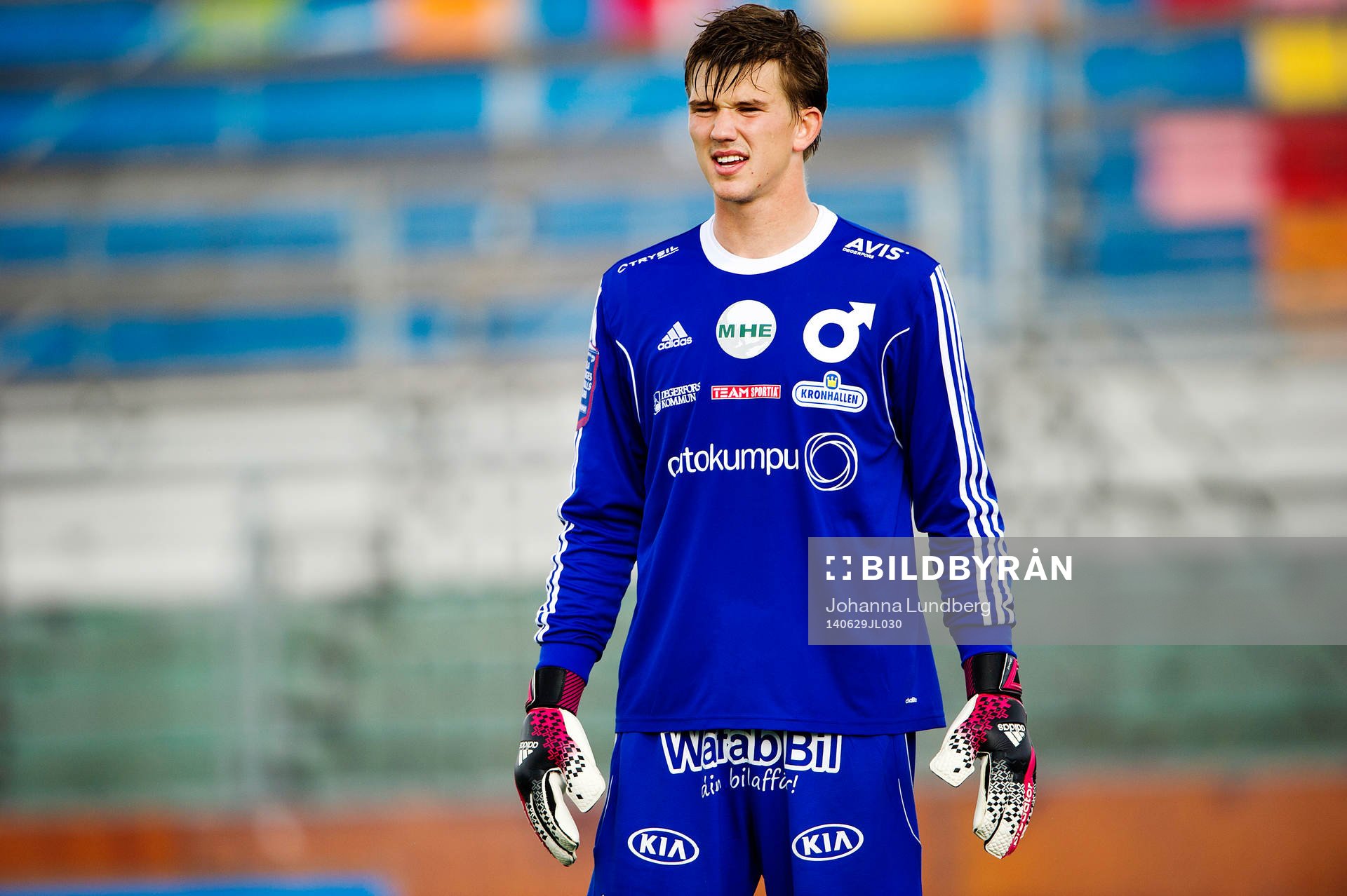 Degerfors målvakt August Strömberg