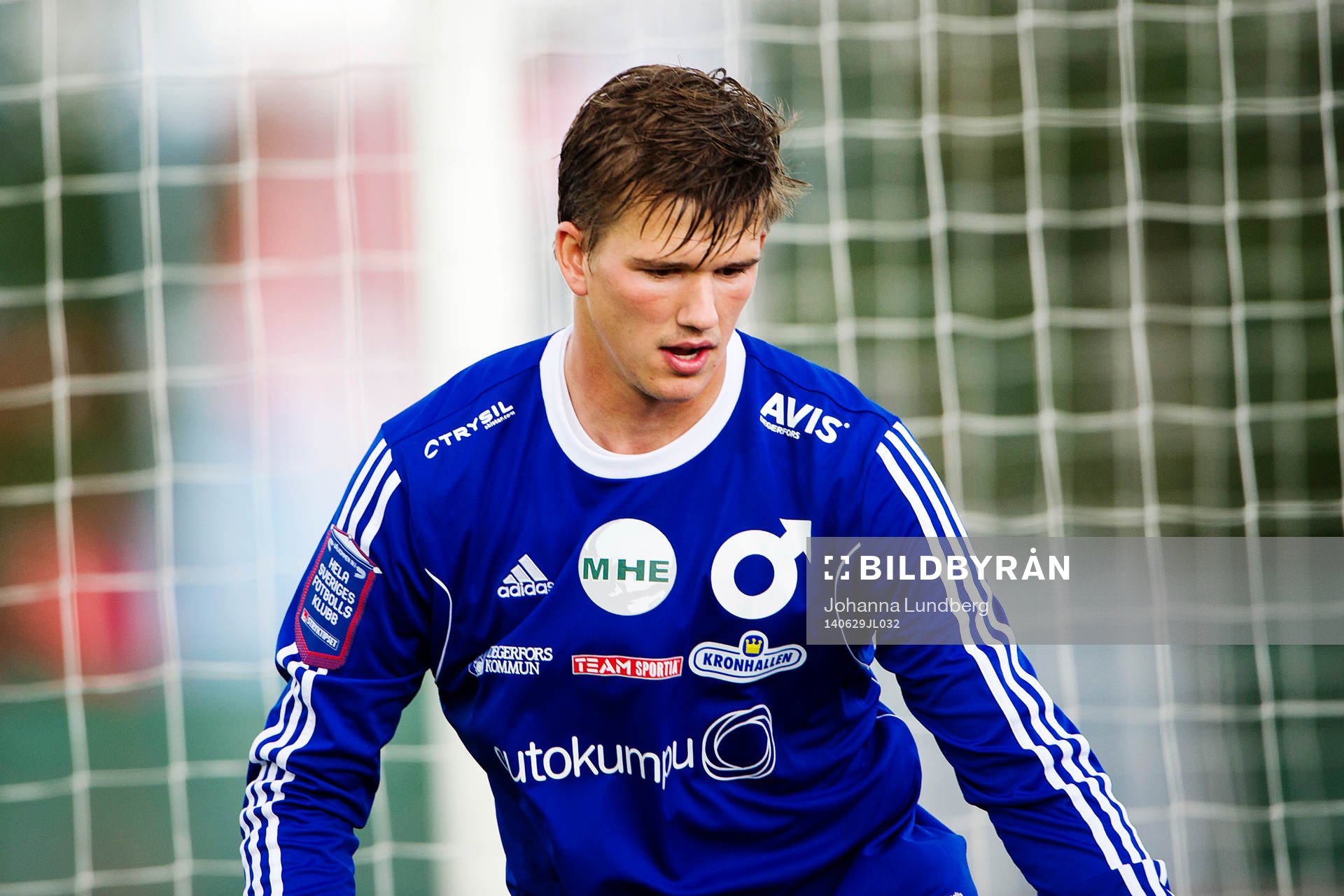 Degerfors målvakt August Strömberg