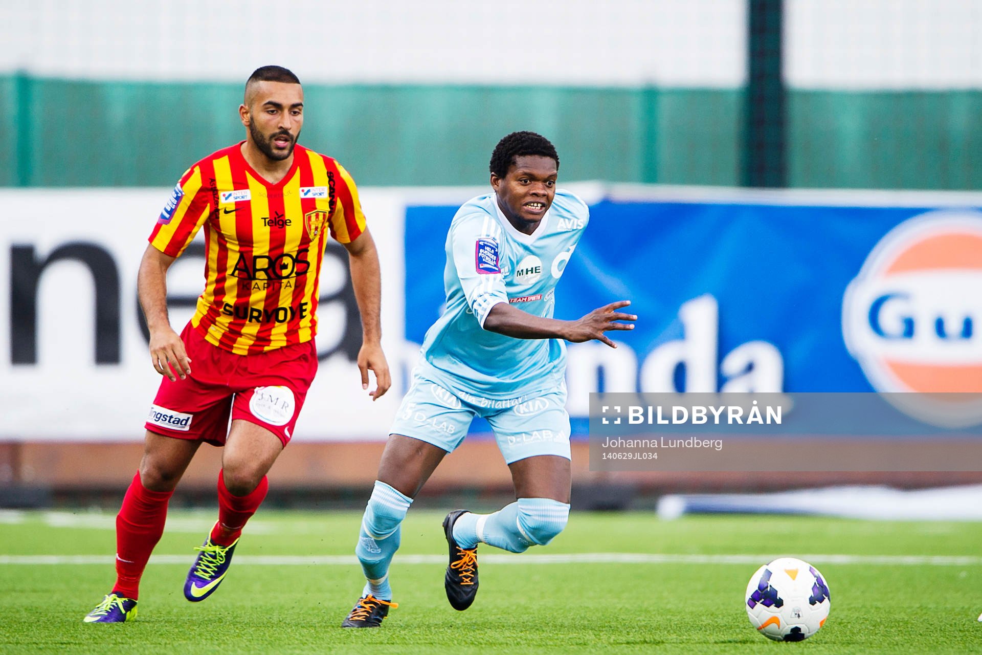 Syrianskas Saman Ghoddos jagar Degerfors Ismail Lawal
