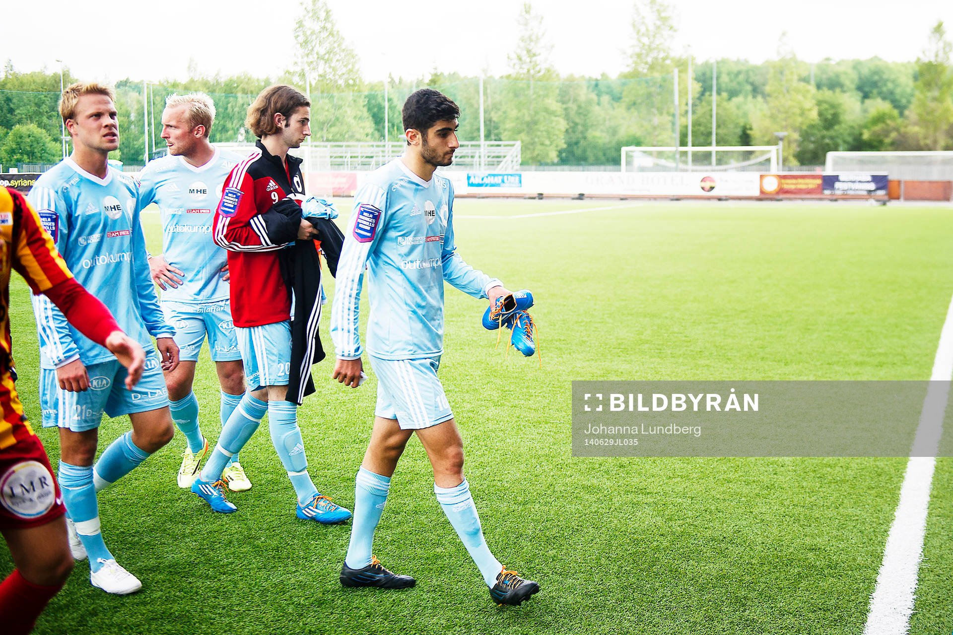 Degerfors Daniel Sundgren, Niklas Klingberg och Ferhad Ayaz