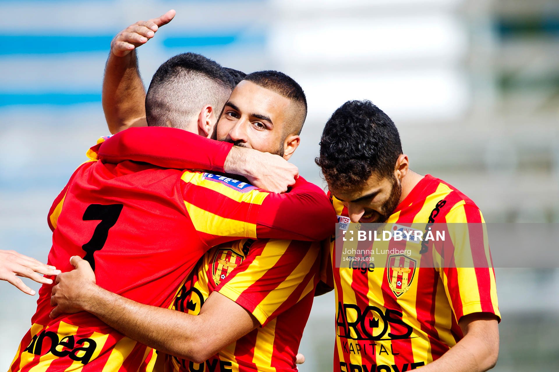 Syrianskas Charbel George (höger) och Saman Ghoddos