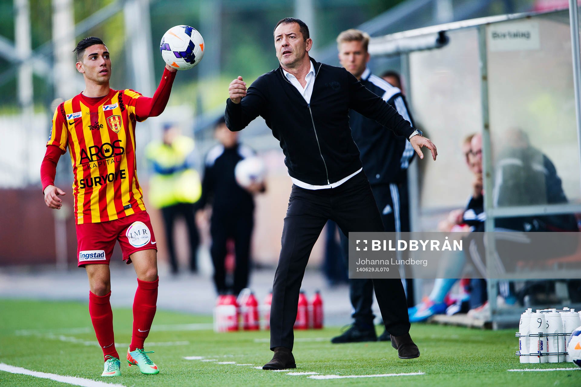 Syrianskas Gabriel Somi och tränare Zvezdan Milosevic
