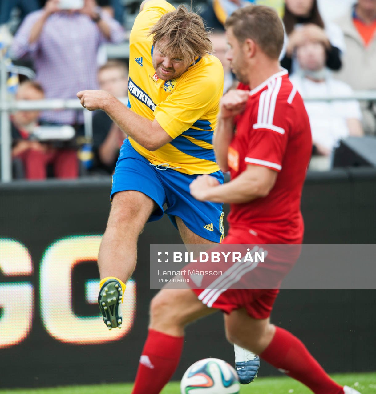Tomas Brolin i jubileumsmatchen VM-laget 1994 i Grevie 29