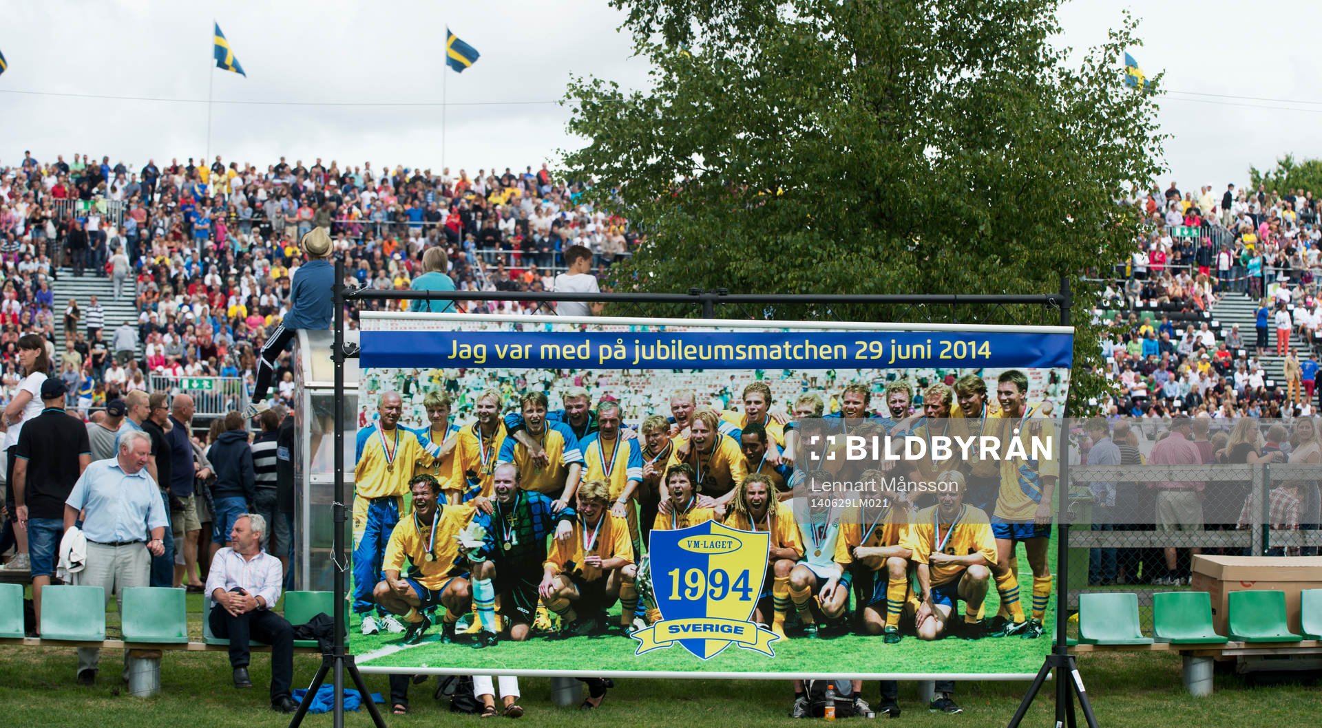 VM-hjältarna  i jubileumsmatchen VM-laget 1994 i Grevie 29