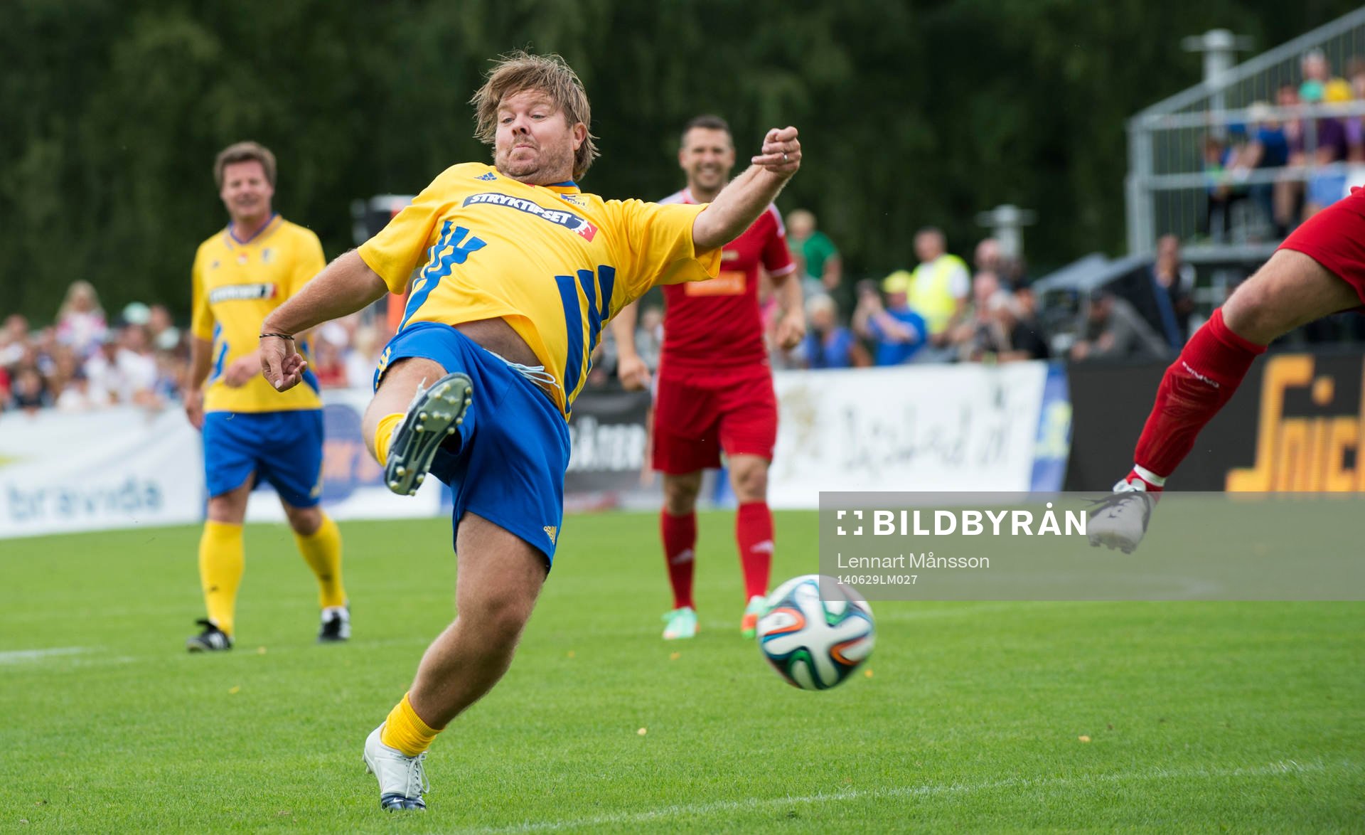 Tomas Brolin i jubileumsmatchen VM-laget 1994 i Grevie 29