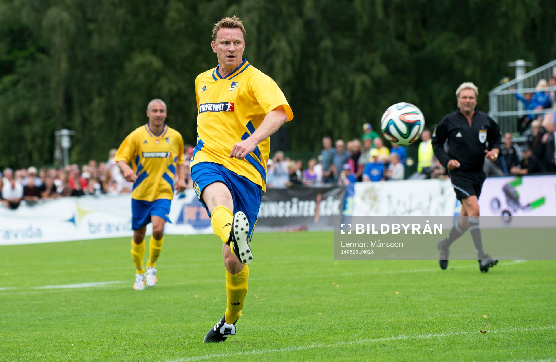 Kennet Andersson  i jubileumsmatchen VM-laget 1994 i Grevie