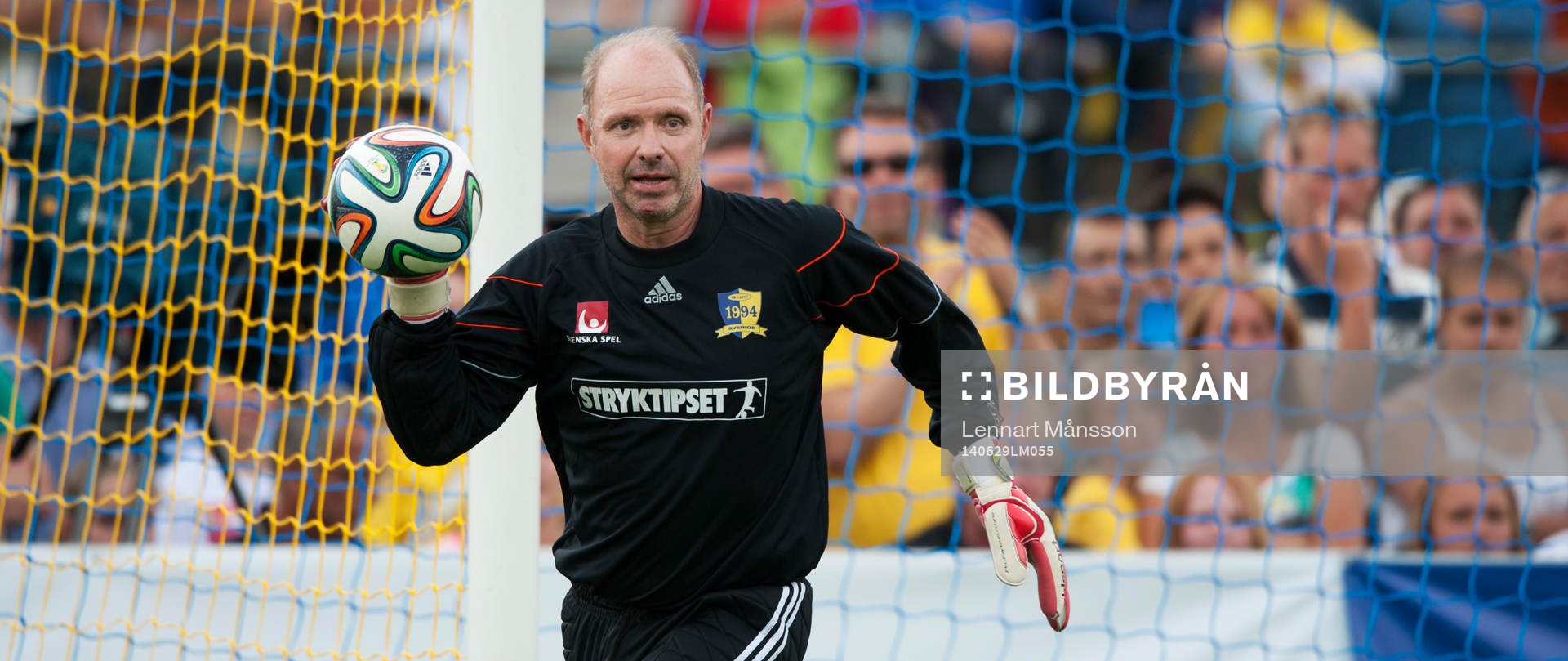 Thomas Ravelli i jubileumsmatchen VM-laget 1994 i Grevie 29