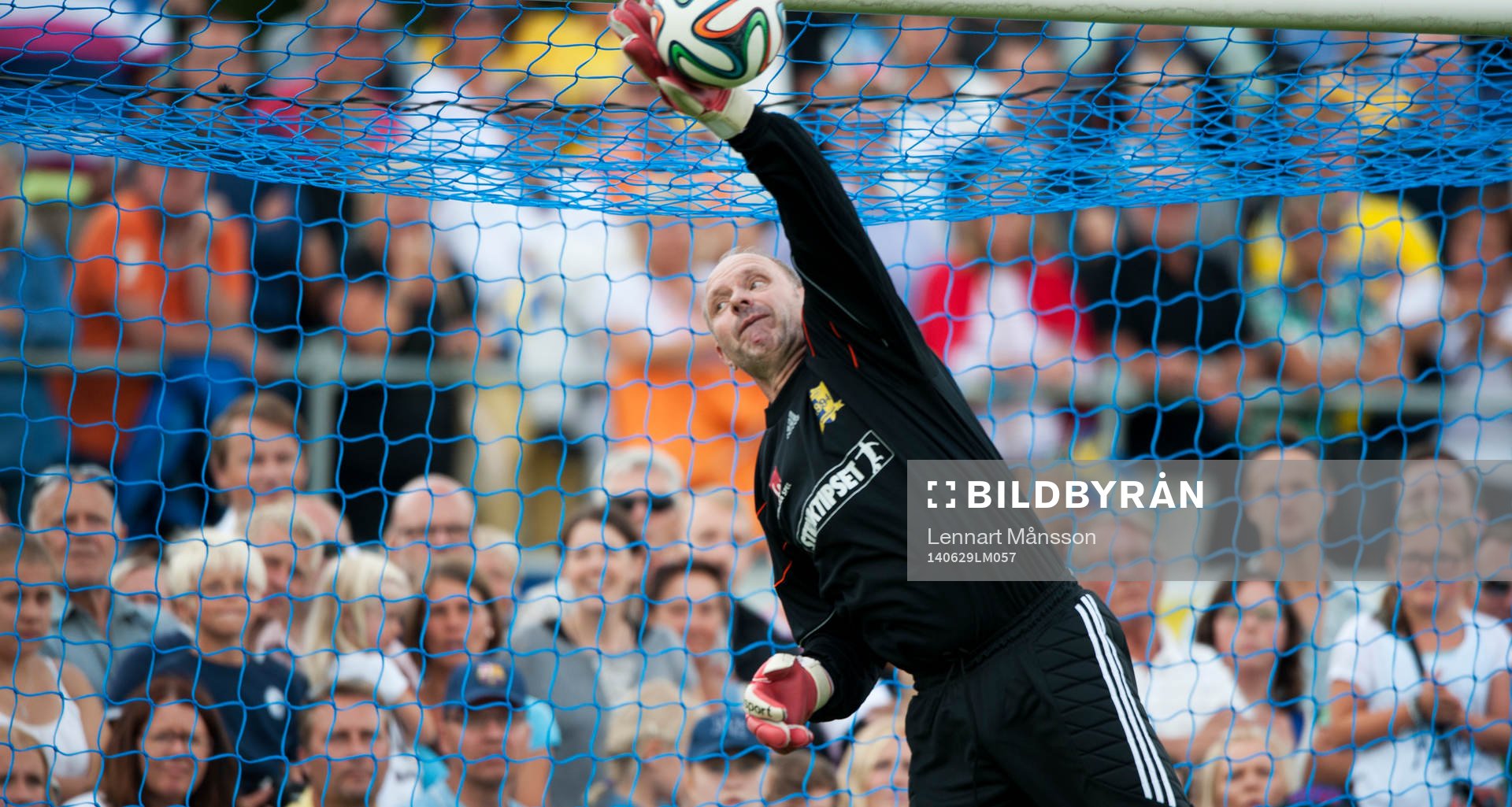 Thomas Ravelli i jubileumsmatchen VM-laget 1994 i Grevie 29