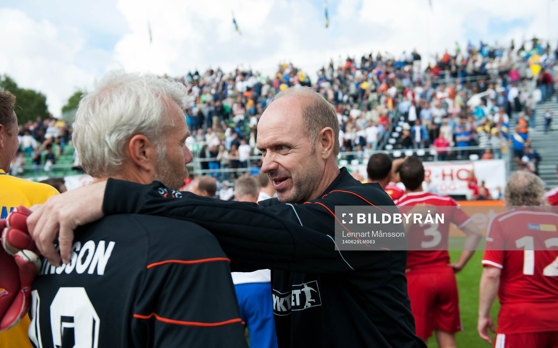 Målvakterna Lasse Eriksson och Thomas Ravelli  i