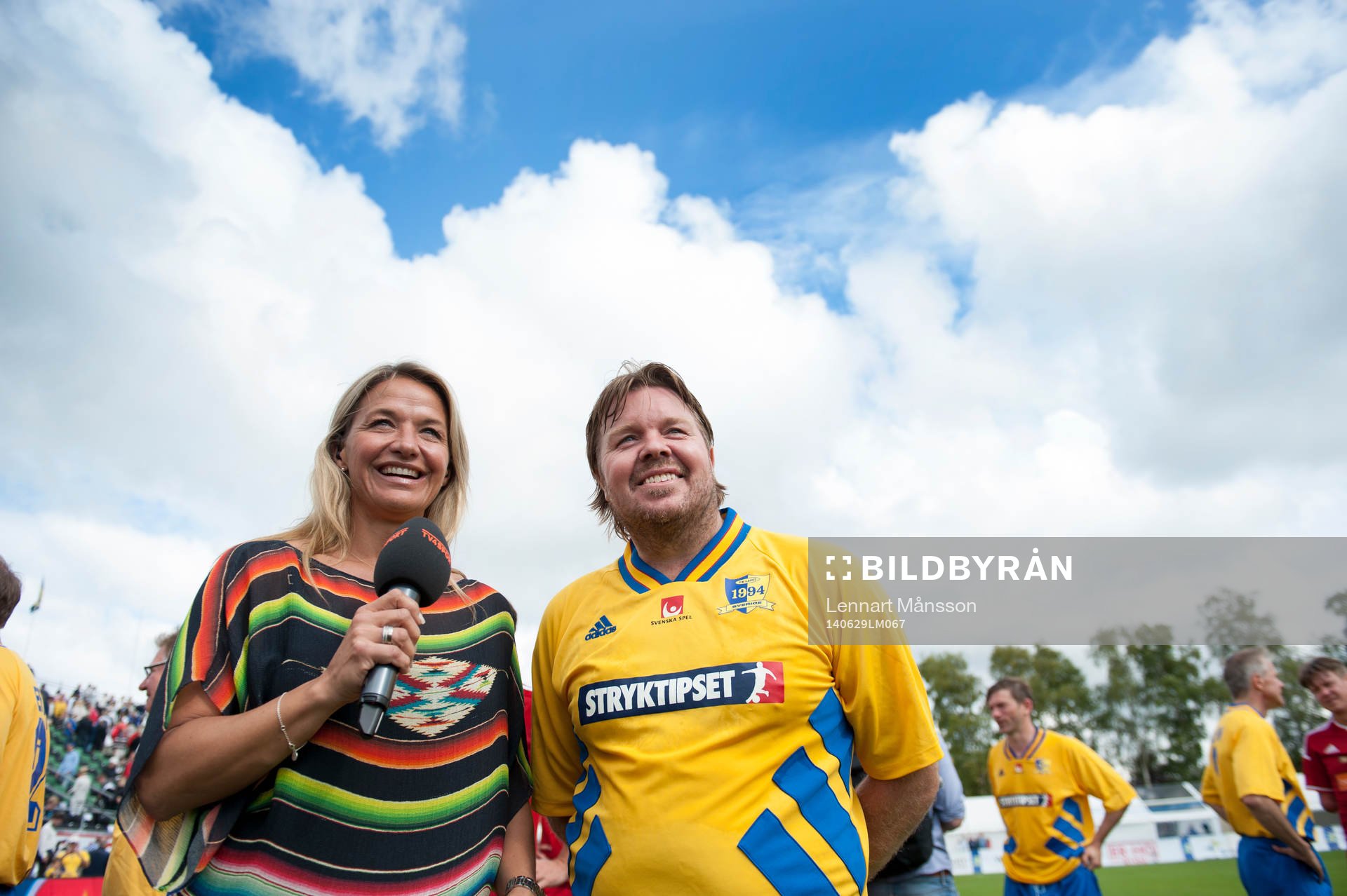 Kristin Kaspersson intervjuar Tomas Brolin  i