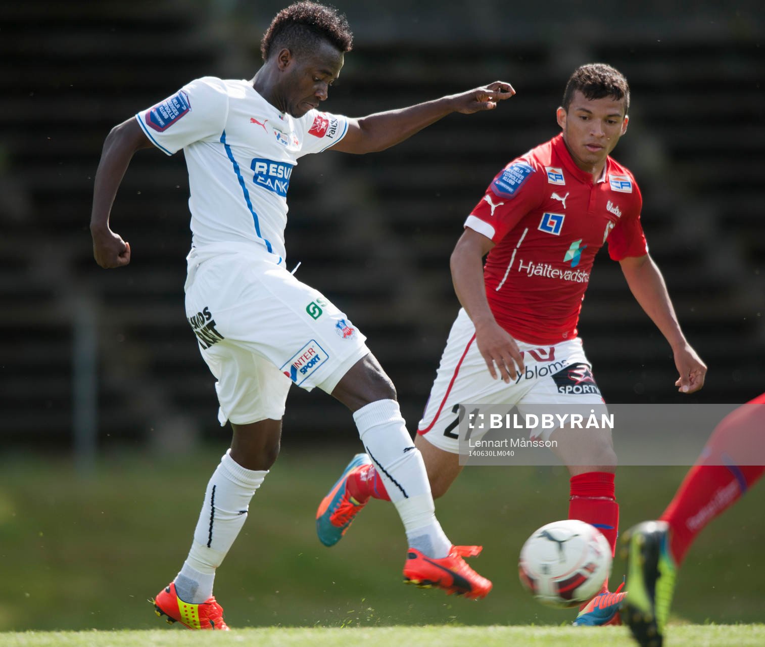 i träningsmatchen i fotboll mellan Helsingborg och Kalmar