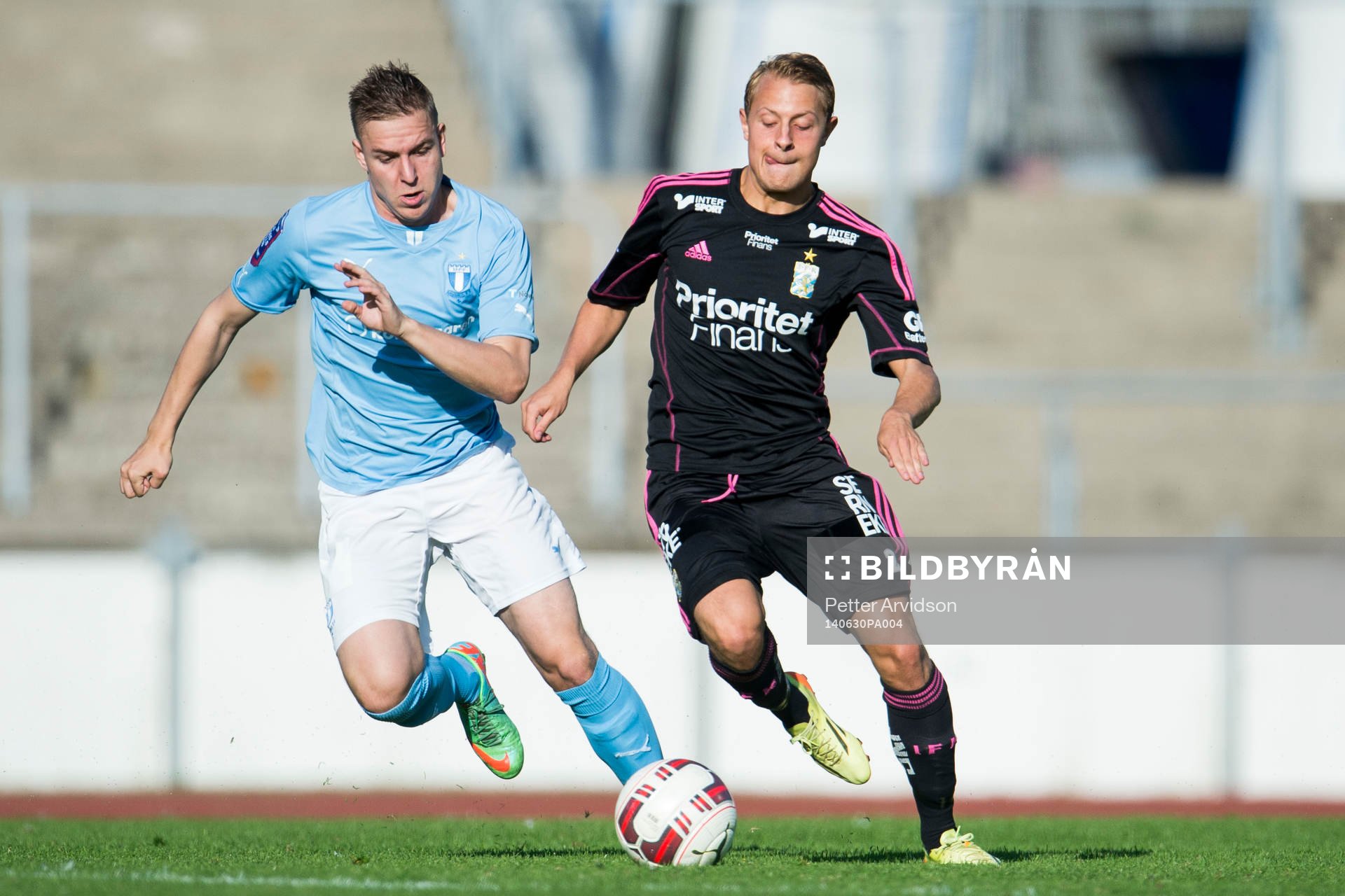 Malmö FFs Melvin Frithzell och IFK Göteborgs Joel