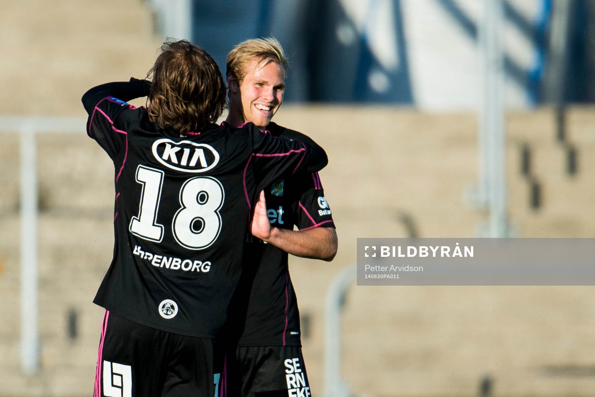 IFK Göteborgs Gustav Engvall jublar