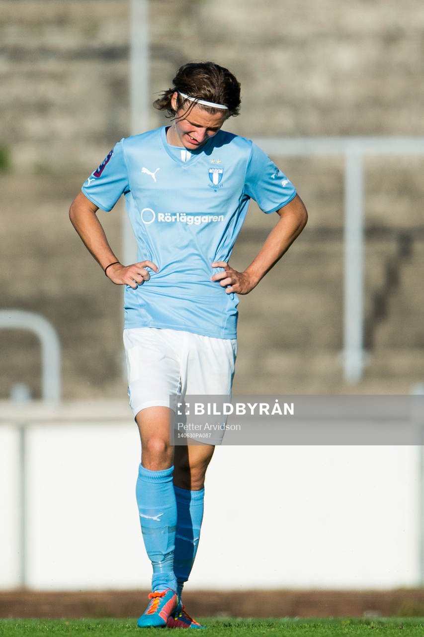 Malmö FFs Pawel Cibicki deppar