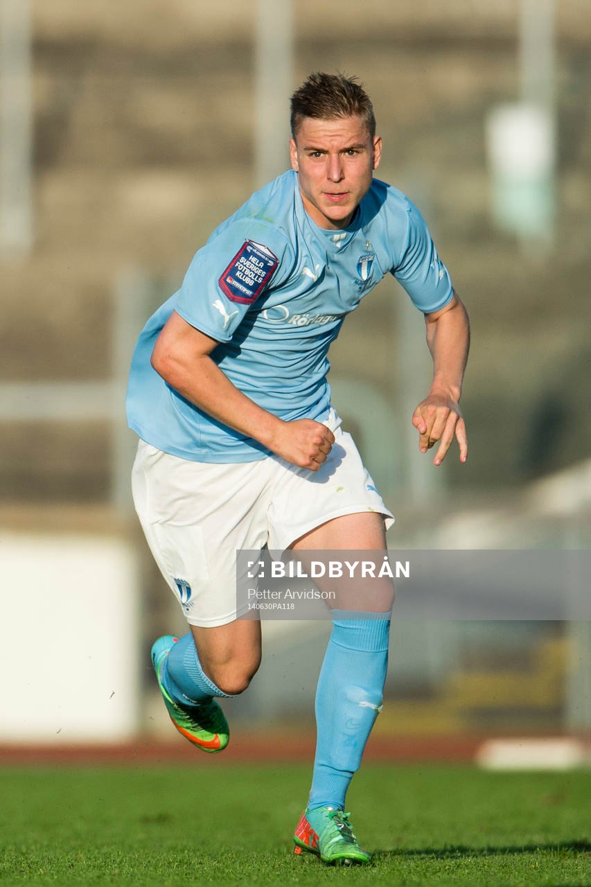 Malmö FFs Melvin Frithzell