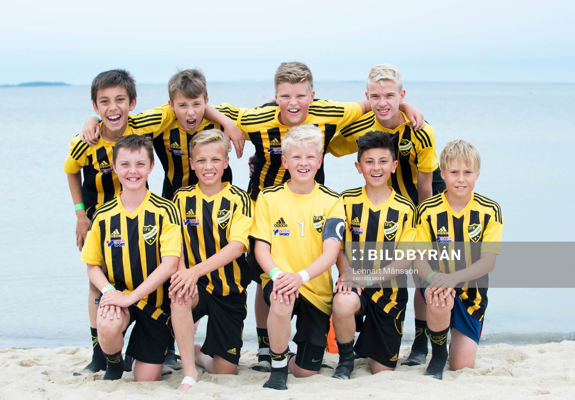 IFK Hässleholms pojkar födda 2002 i en match