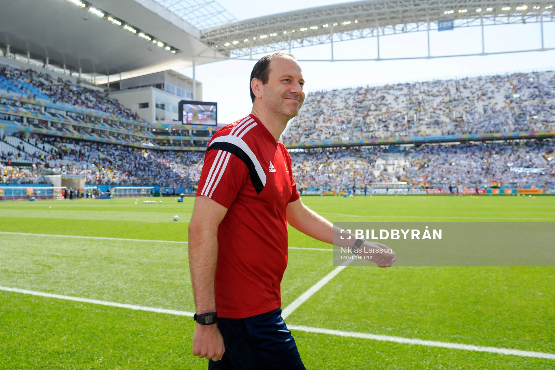 Jonas Eriksson, domare innan åttondelsfinalen mellan